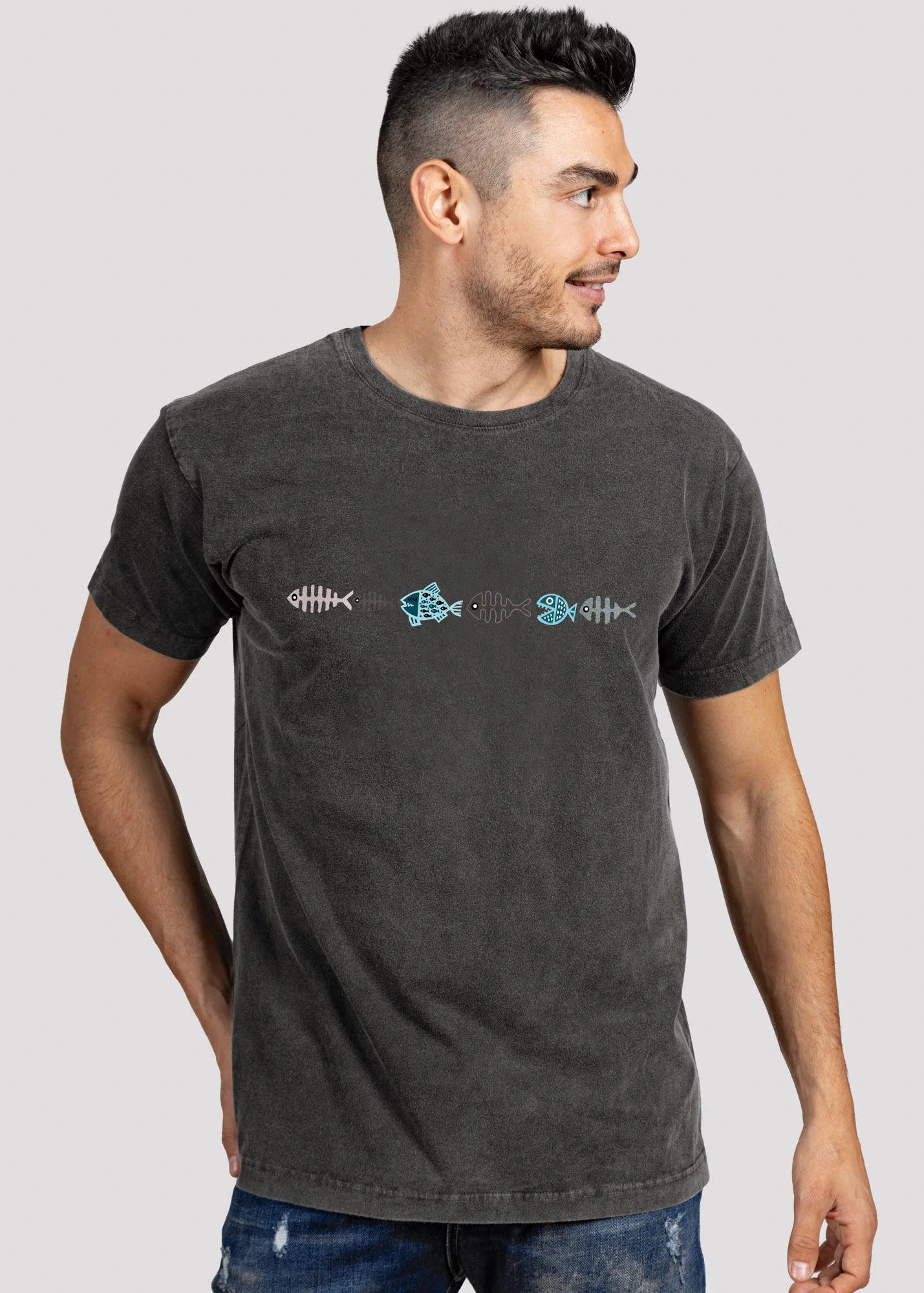 Little Fish - Stonewashed T-Shirts