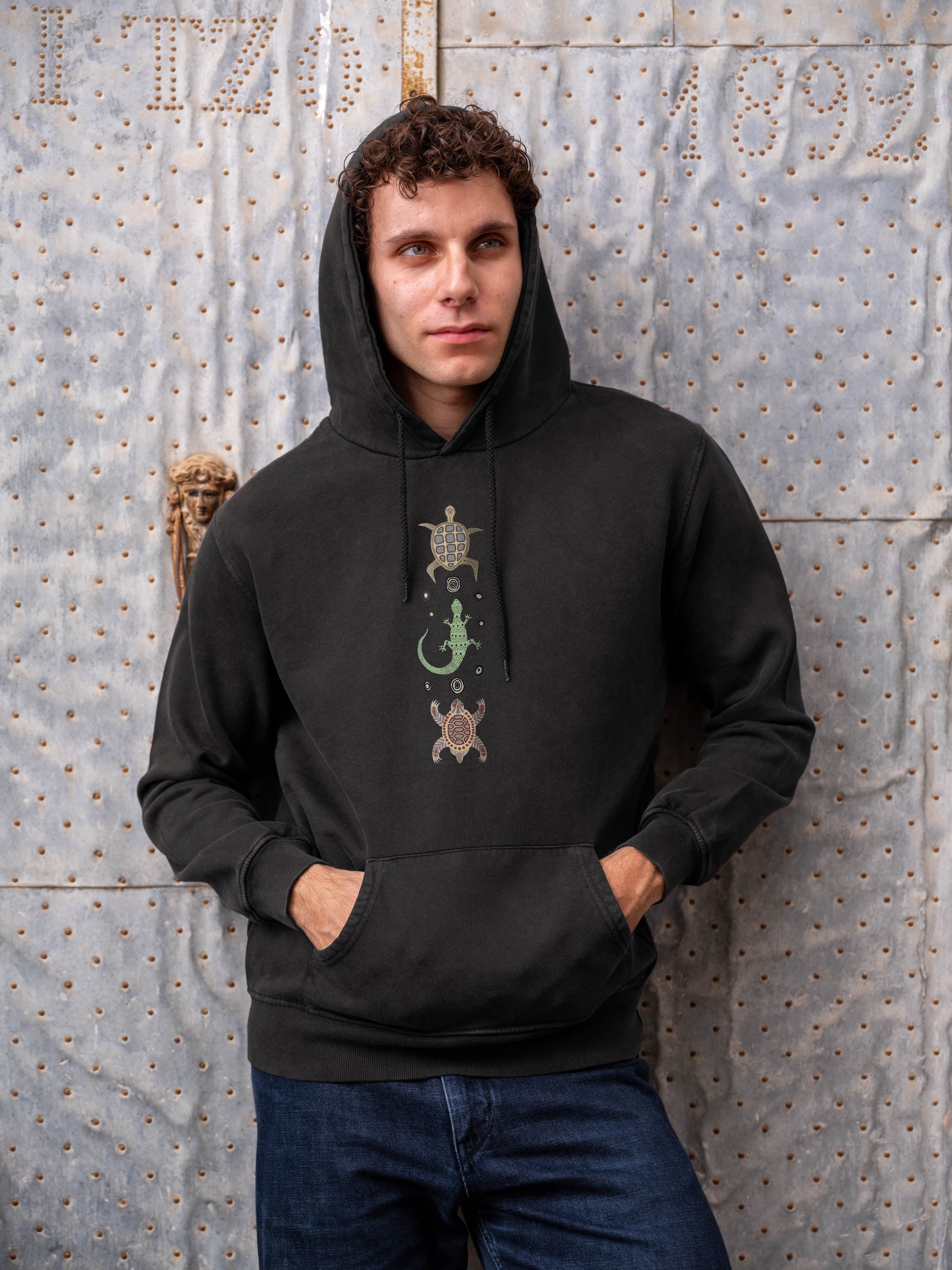 Ethnic Life - Stonewashed Hoodie