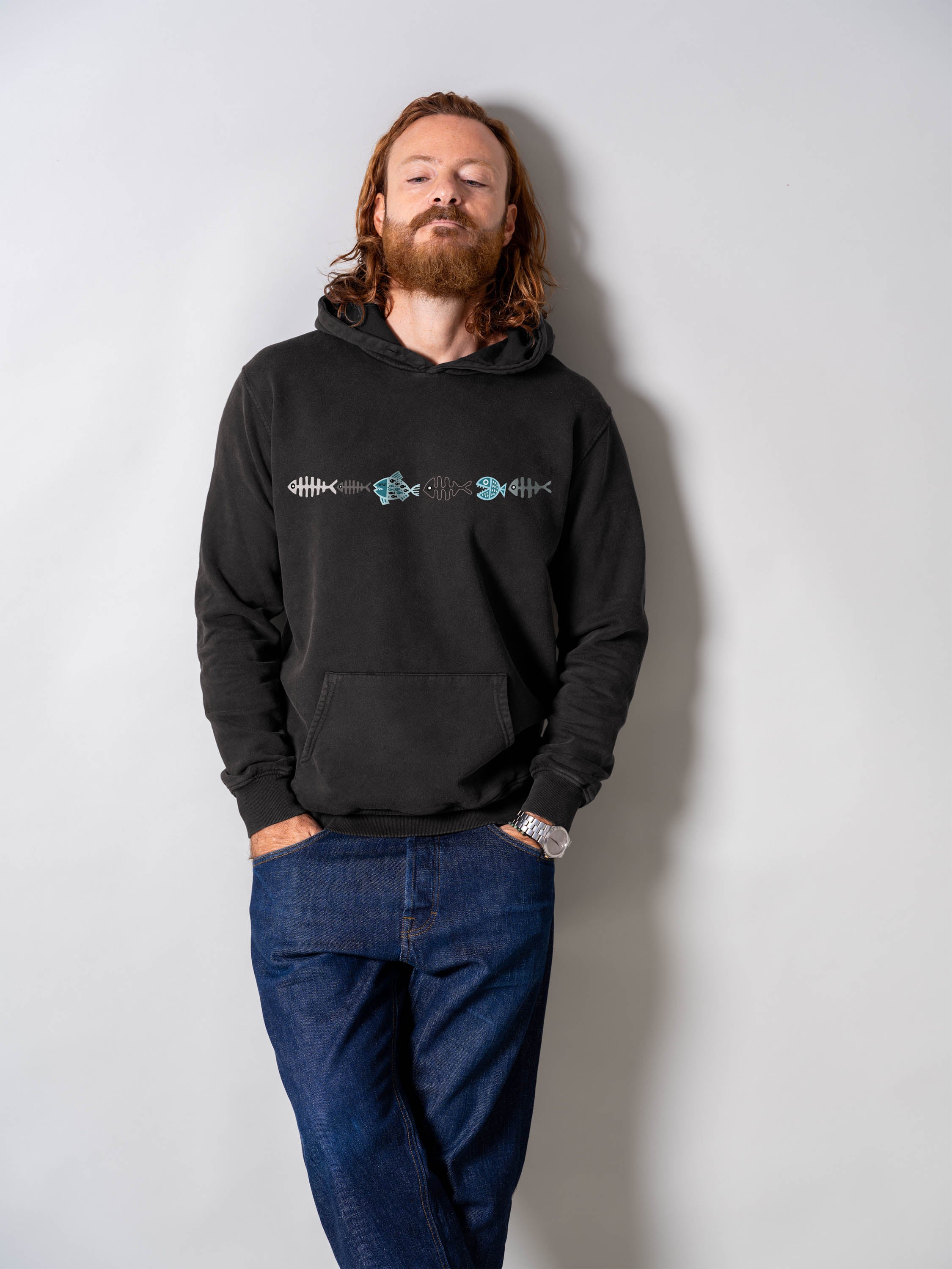 Tidal Fishbones - Stonewashed Hoodie