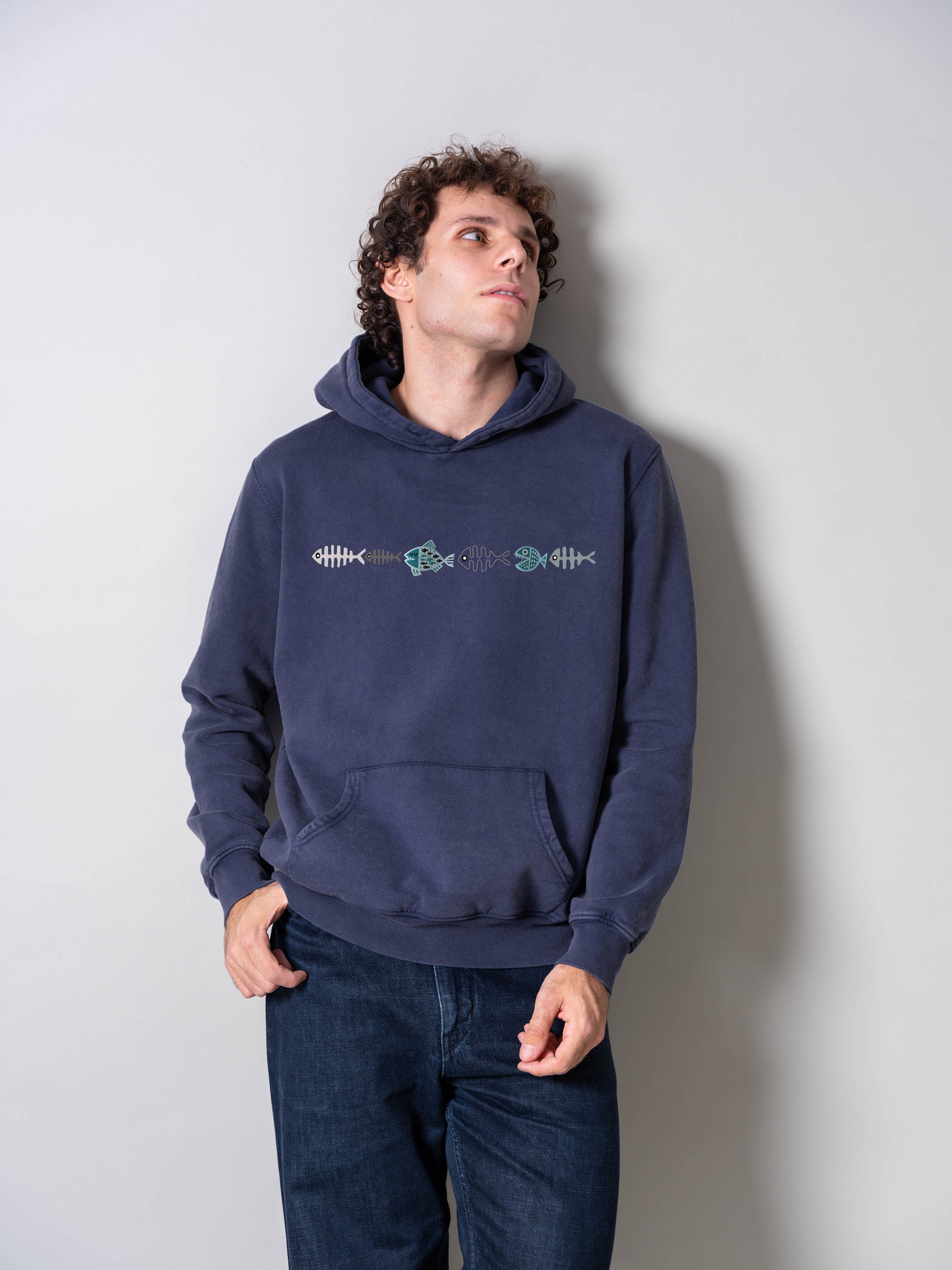 Tidal Fishbones - Stonewashed Hoodie