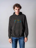 Happy colorful Lizards - Stonewashed Hoodie