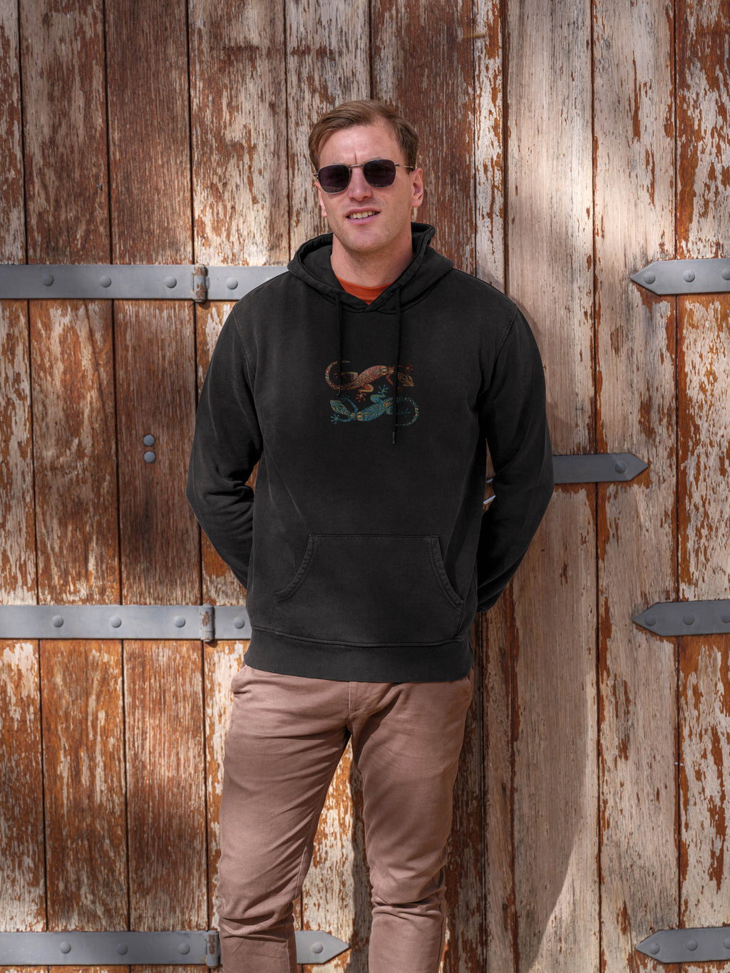 Dance of the Lizards - Stonewashed Hoodie