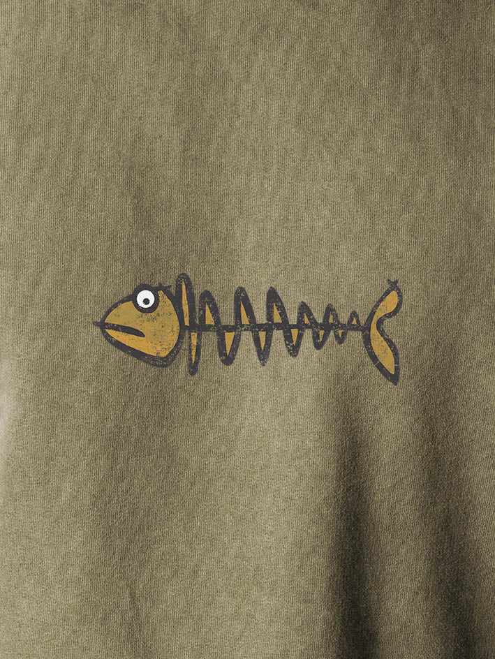 Fishbone Vibes - Stonewashed Hoodie