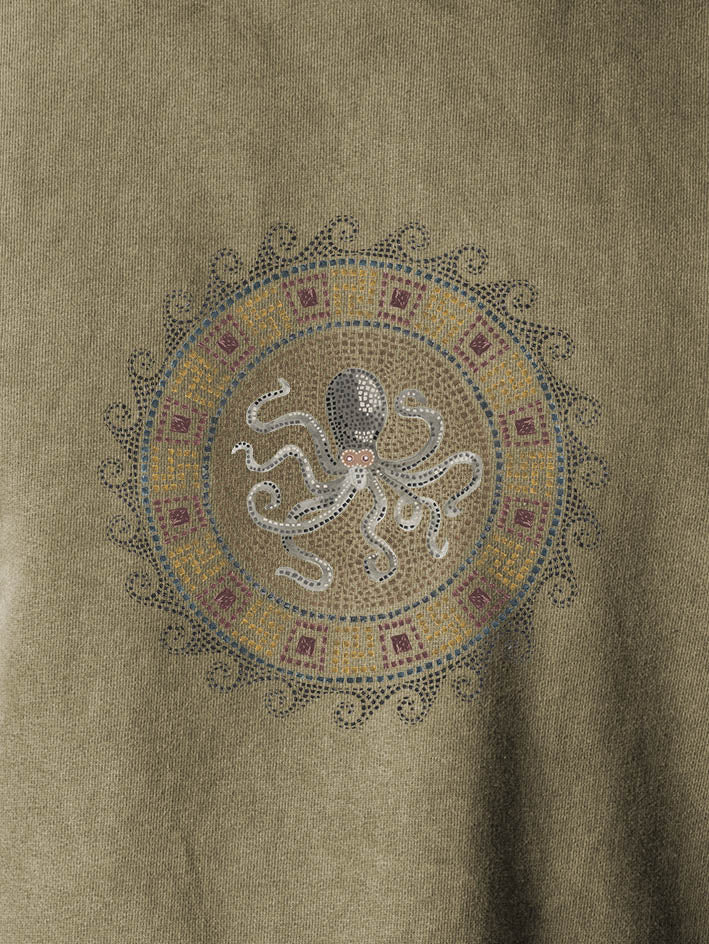 Mosaic Odyssey - Stonewashed Hoodie