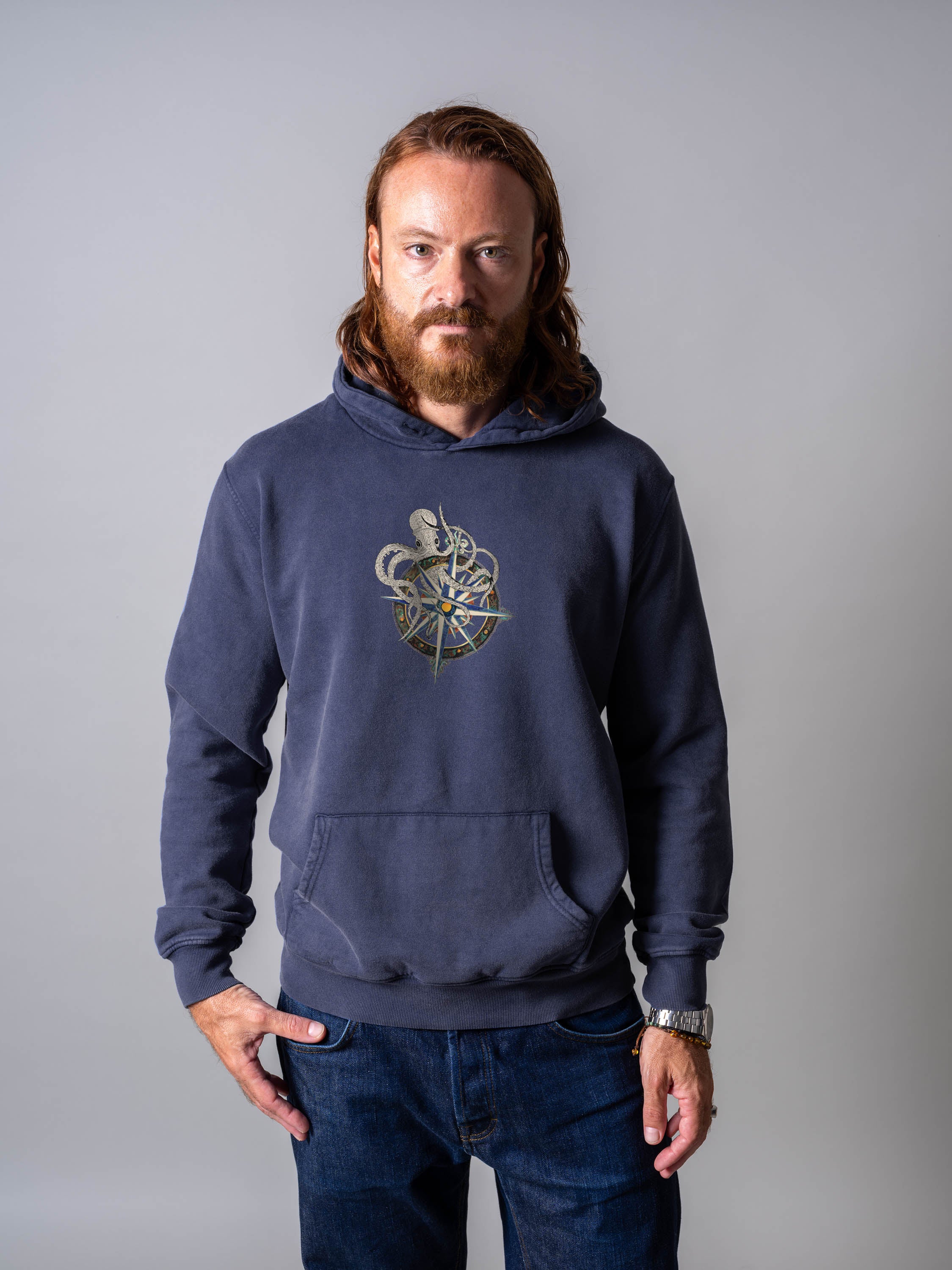 Ocean Navigator - Stonewashed Hoodie
