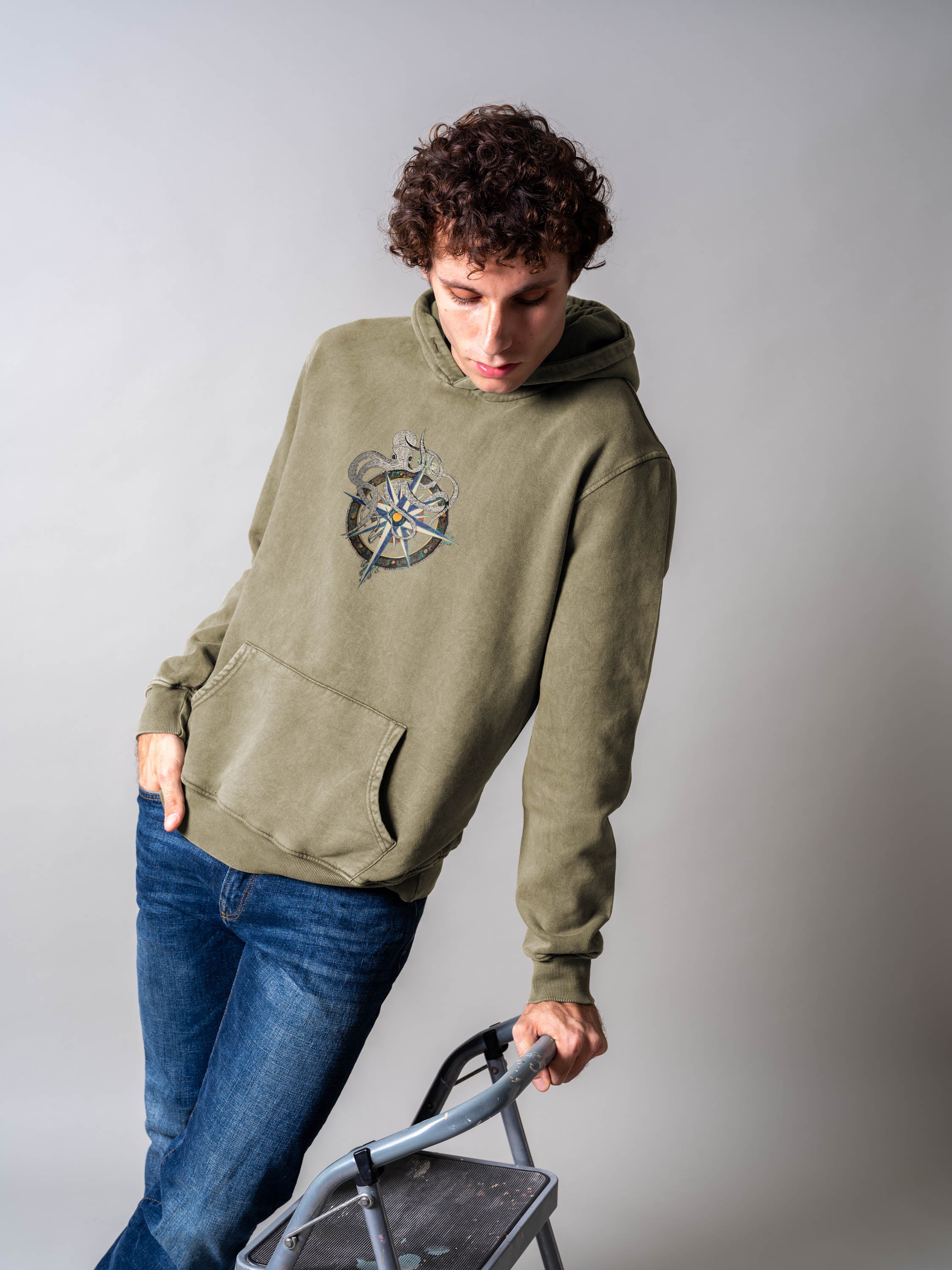 Ocean Navigator - Stonewashed Hoodie