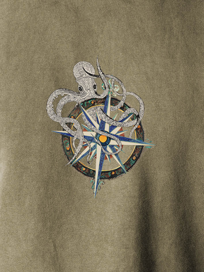 Ocean Navigator - Stonewashed Hoodie
