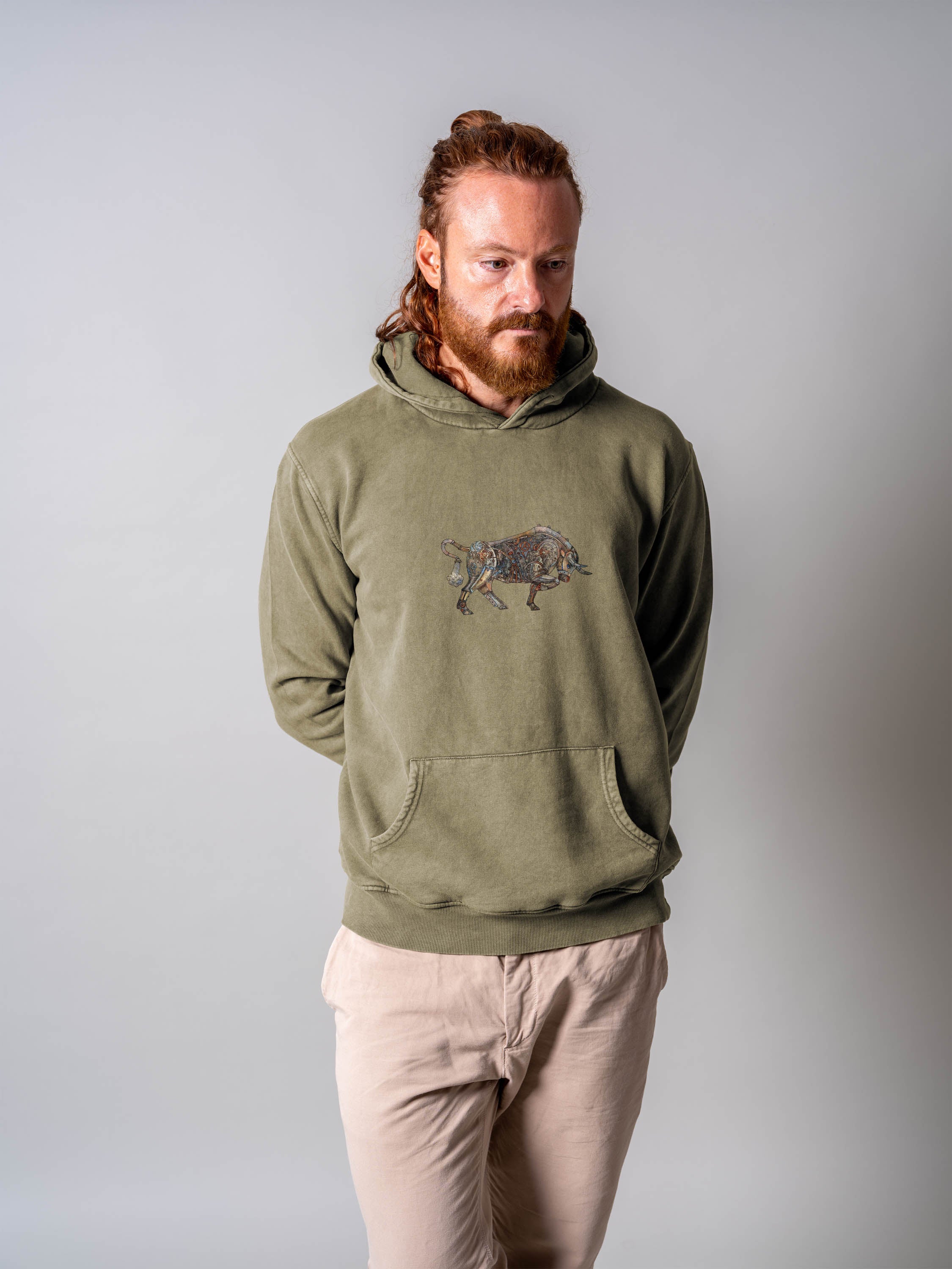Mechanical charge - Stonewashed Hoodie