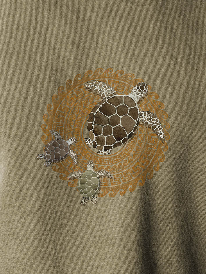 Sea Turtles - Stonewashed Hoodie