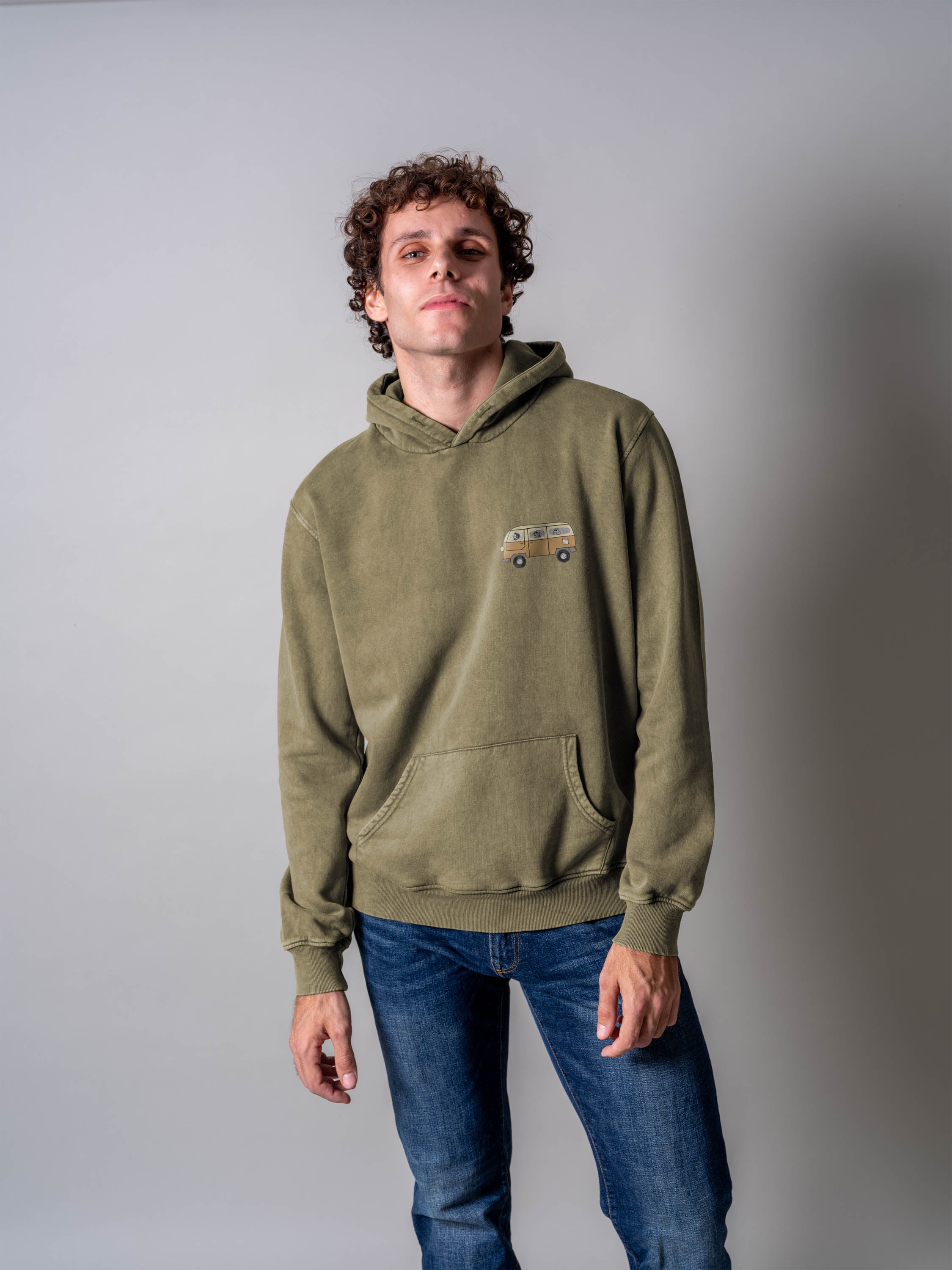 Camper Van - Stonewashed Hoodie