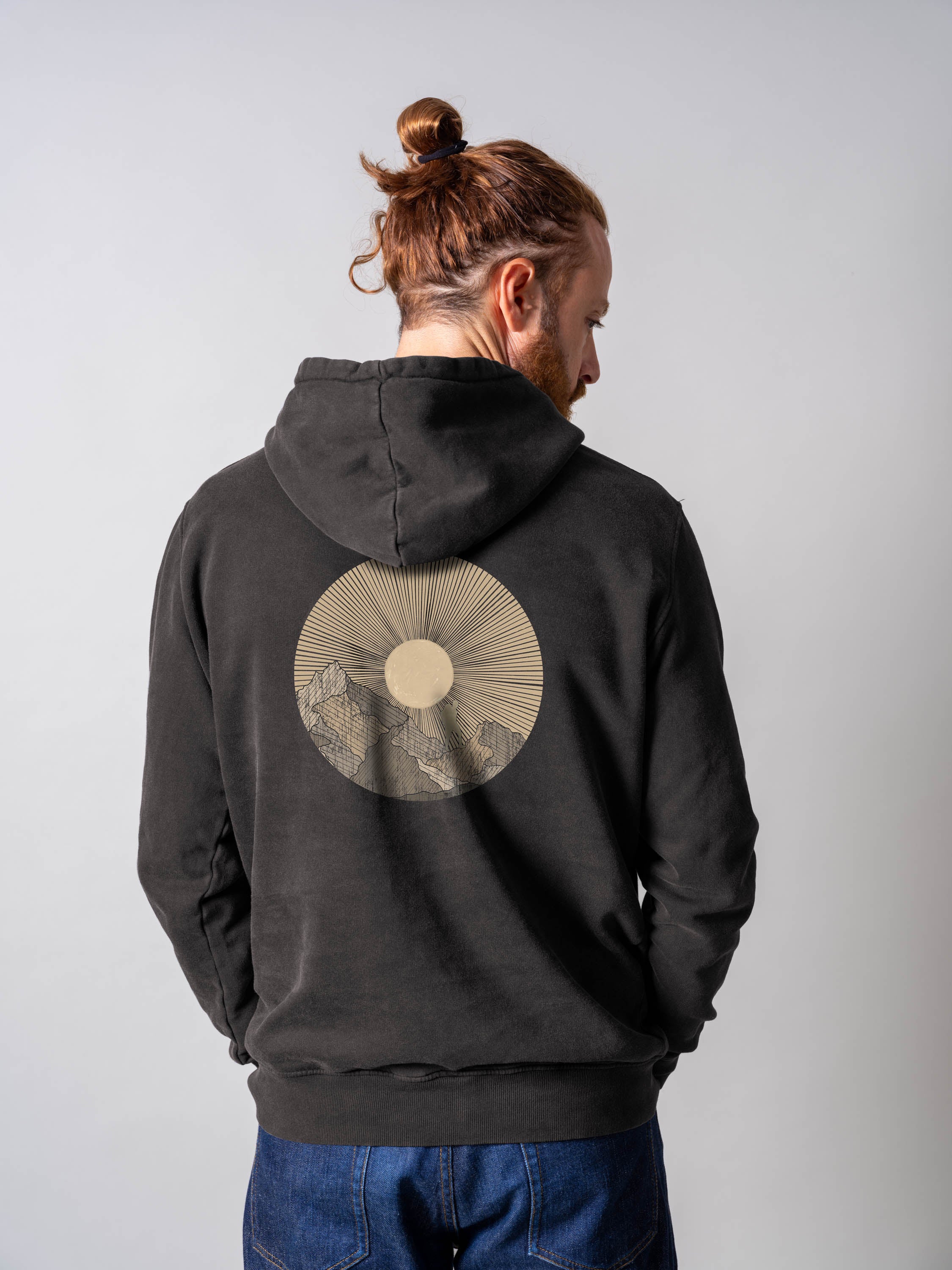Summit Sun Panorama - Stonewashed Hoodie