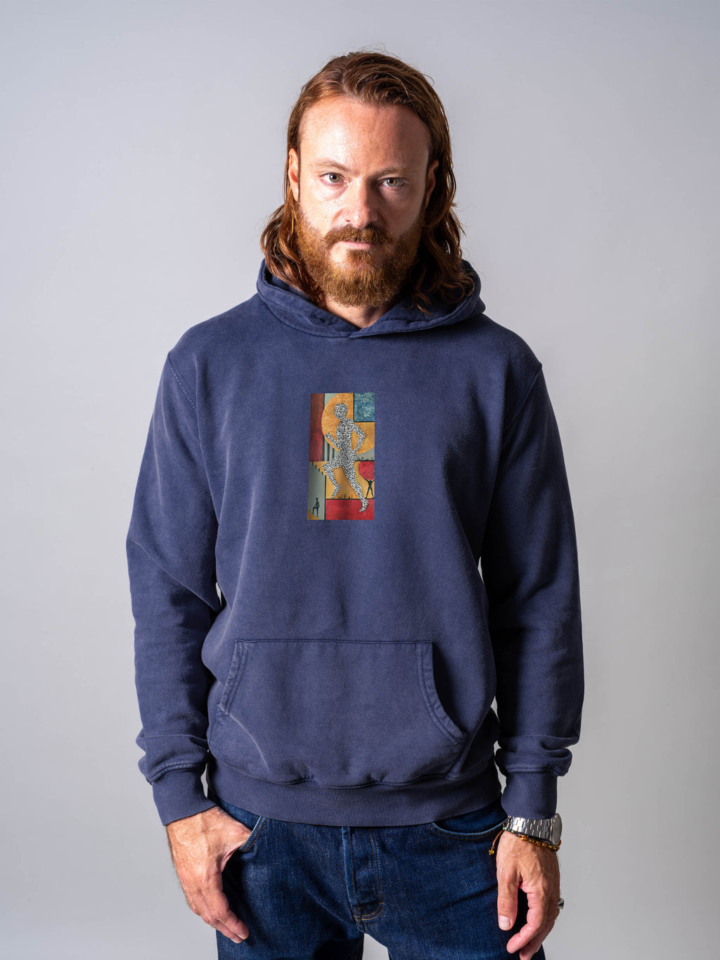 To the future - Stonewashed Hoodie