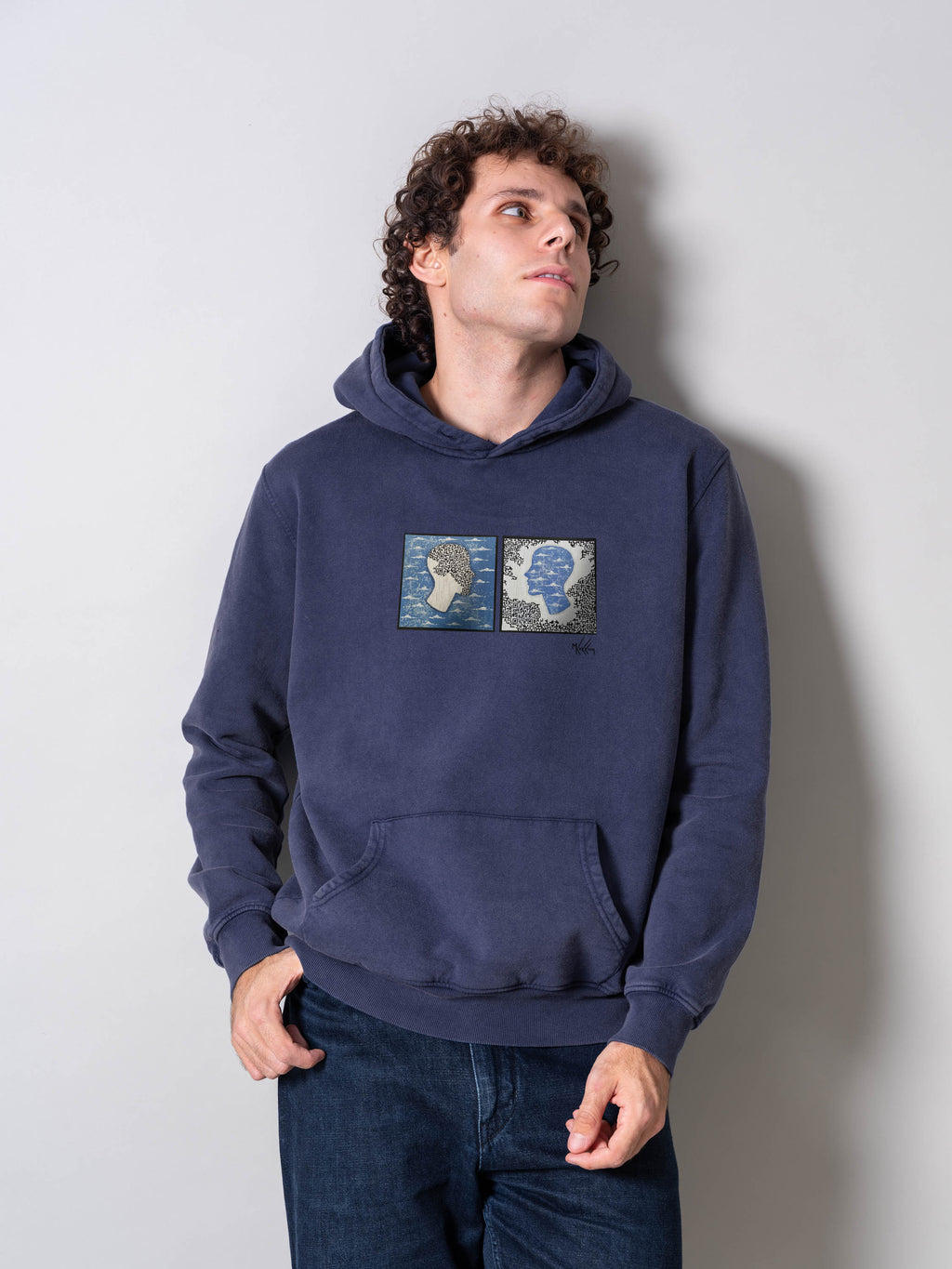 Rationalist - Emotion driven - Stonewashed Hoodie