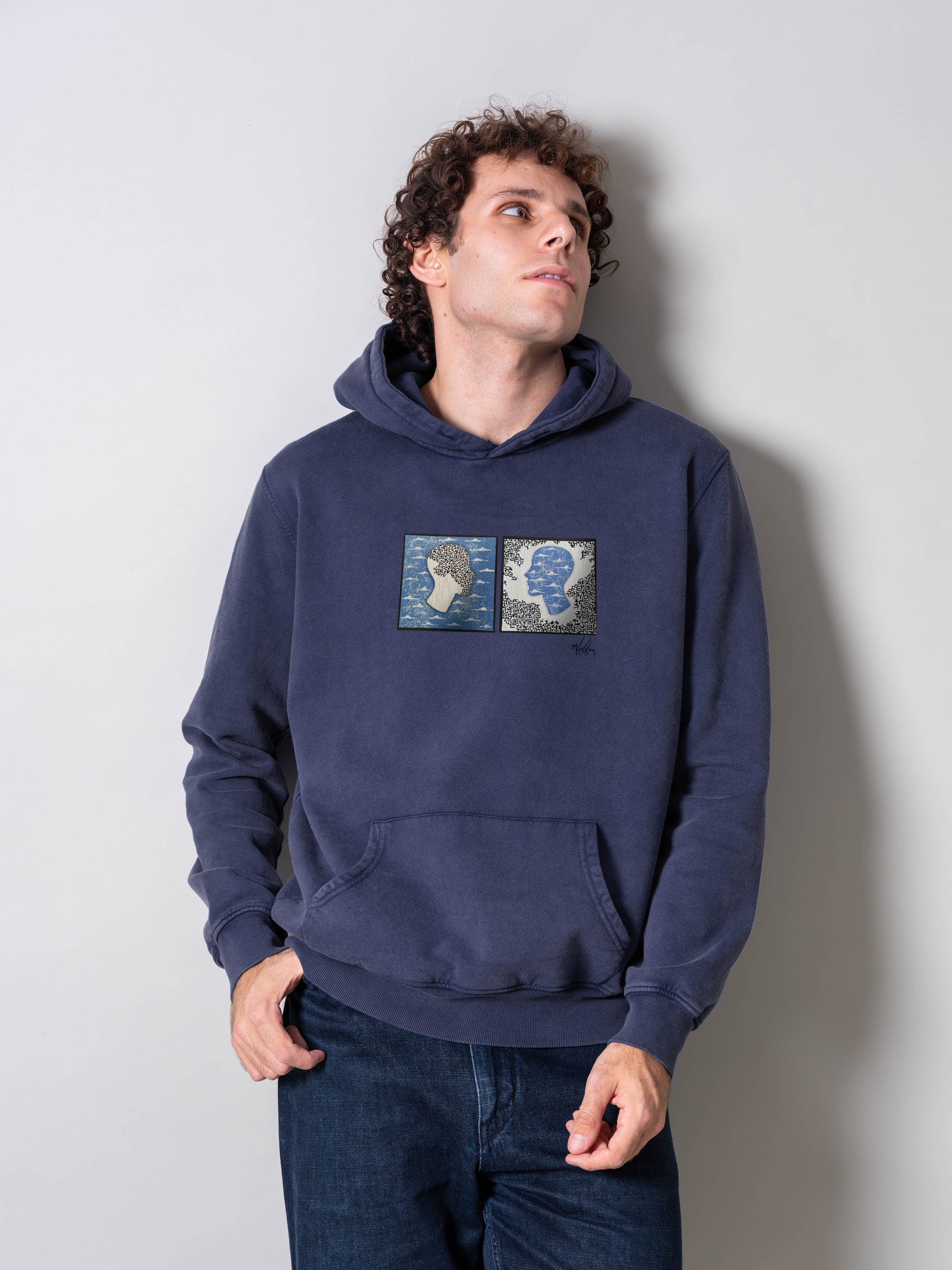 Rationalist - Emotion driven - Stonewashed Hoodie