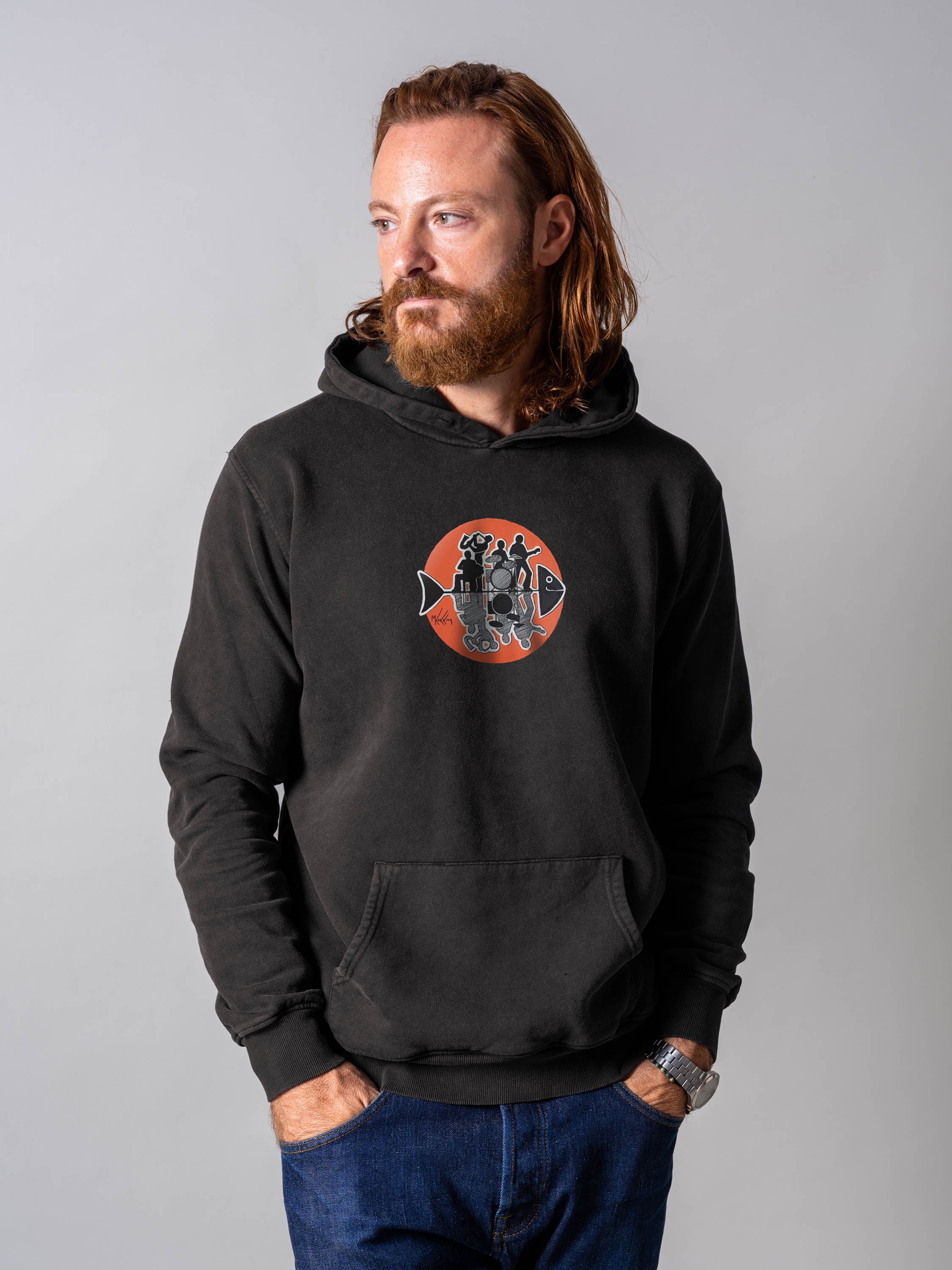 The music band - Stonewashed Hoodie