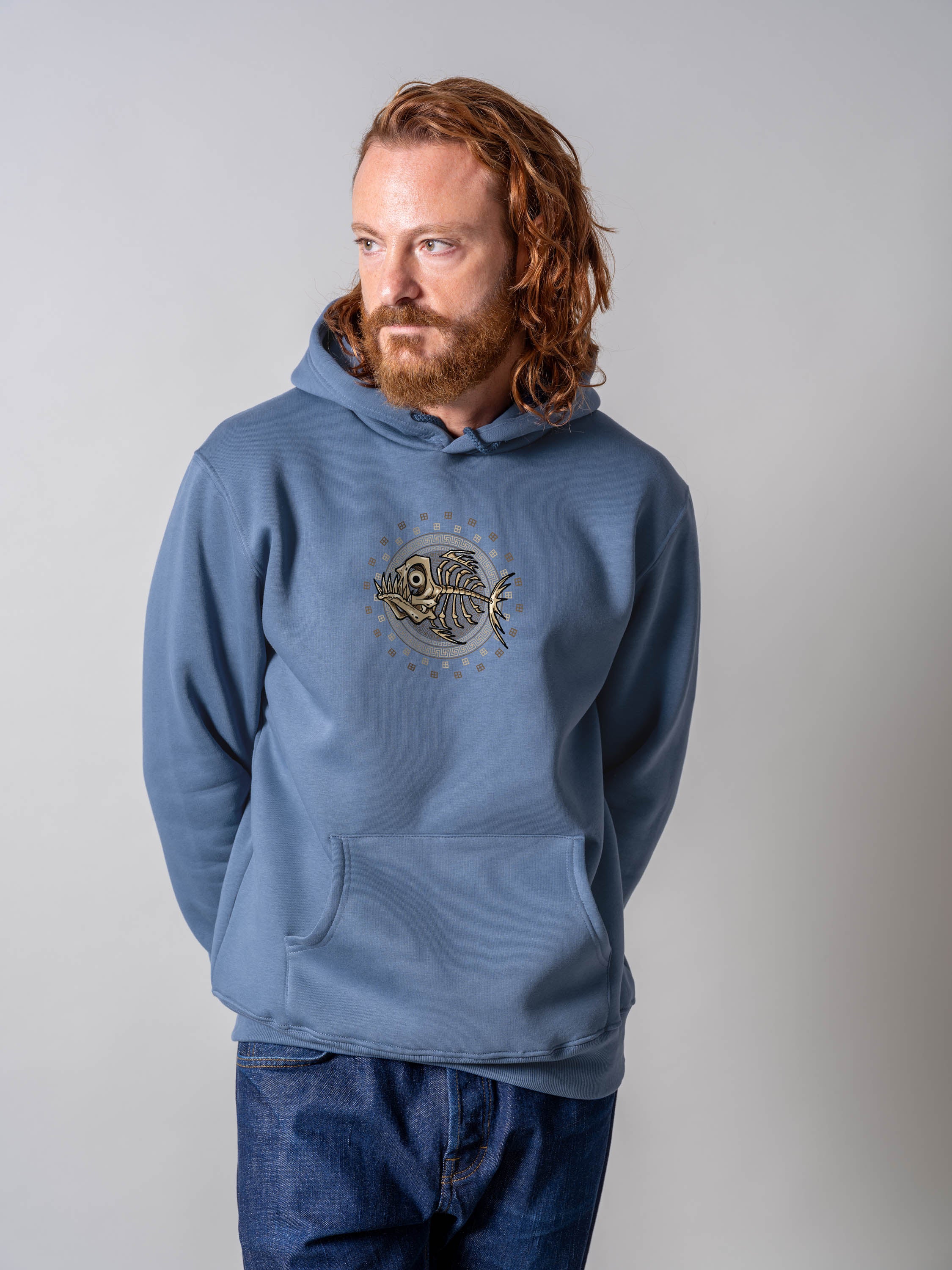Fishbone Disk - Hoodies