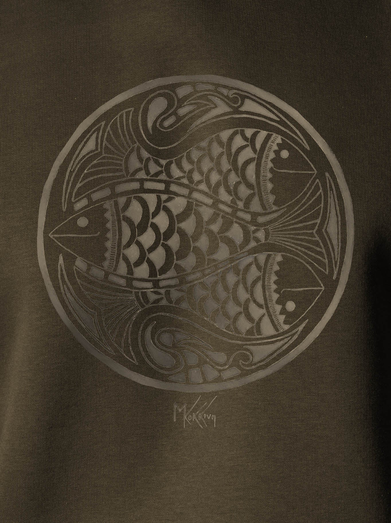 Ψάρια σε Κύκλο - Φούτερ με κουκούλα