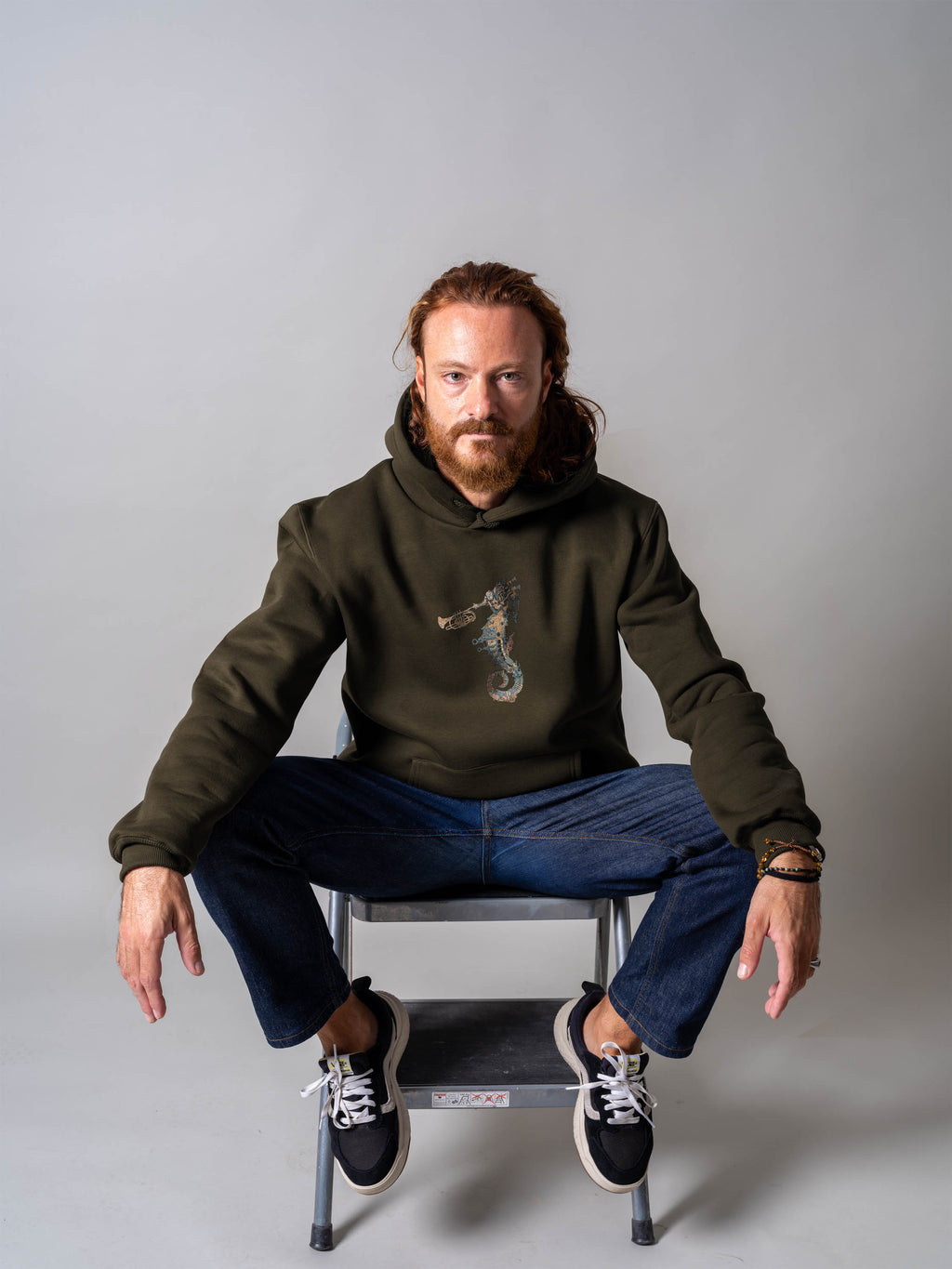 Η Μπαλάντα του μηχανικού Ιππόκαμπου - Φούτερ με κουκούλα