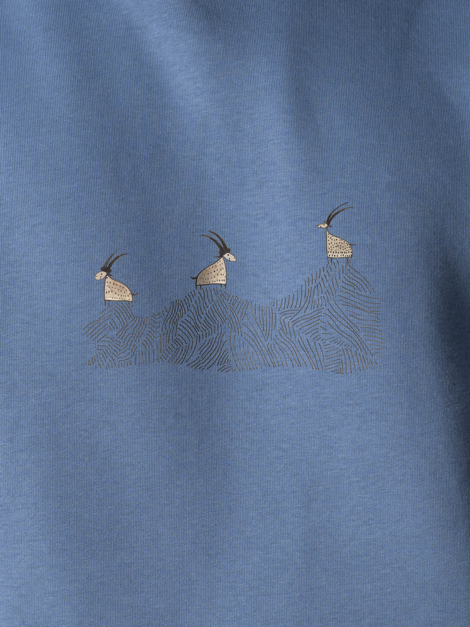 Cretan goats on a jagged ridge - Hoodies