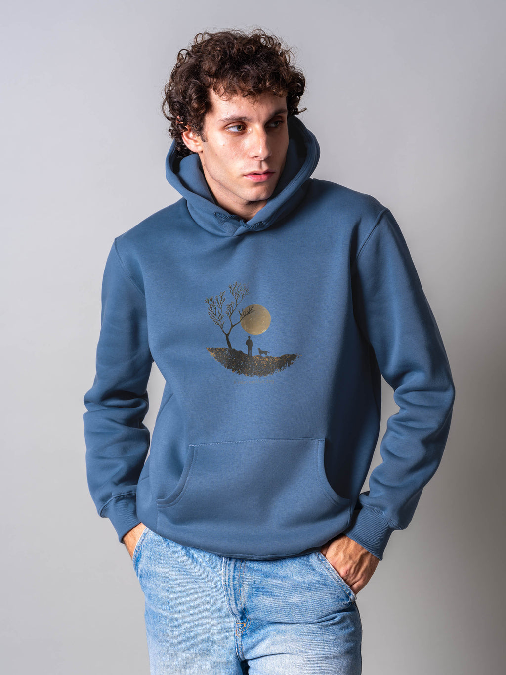 A Man & His Dog  - Hoodies
