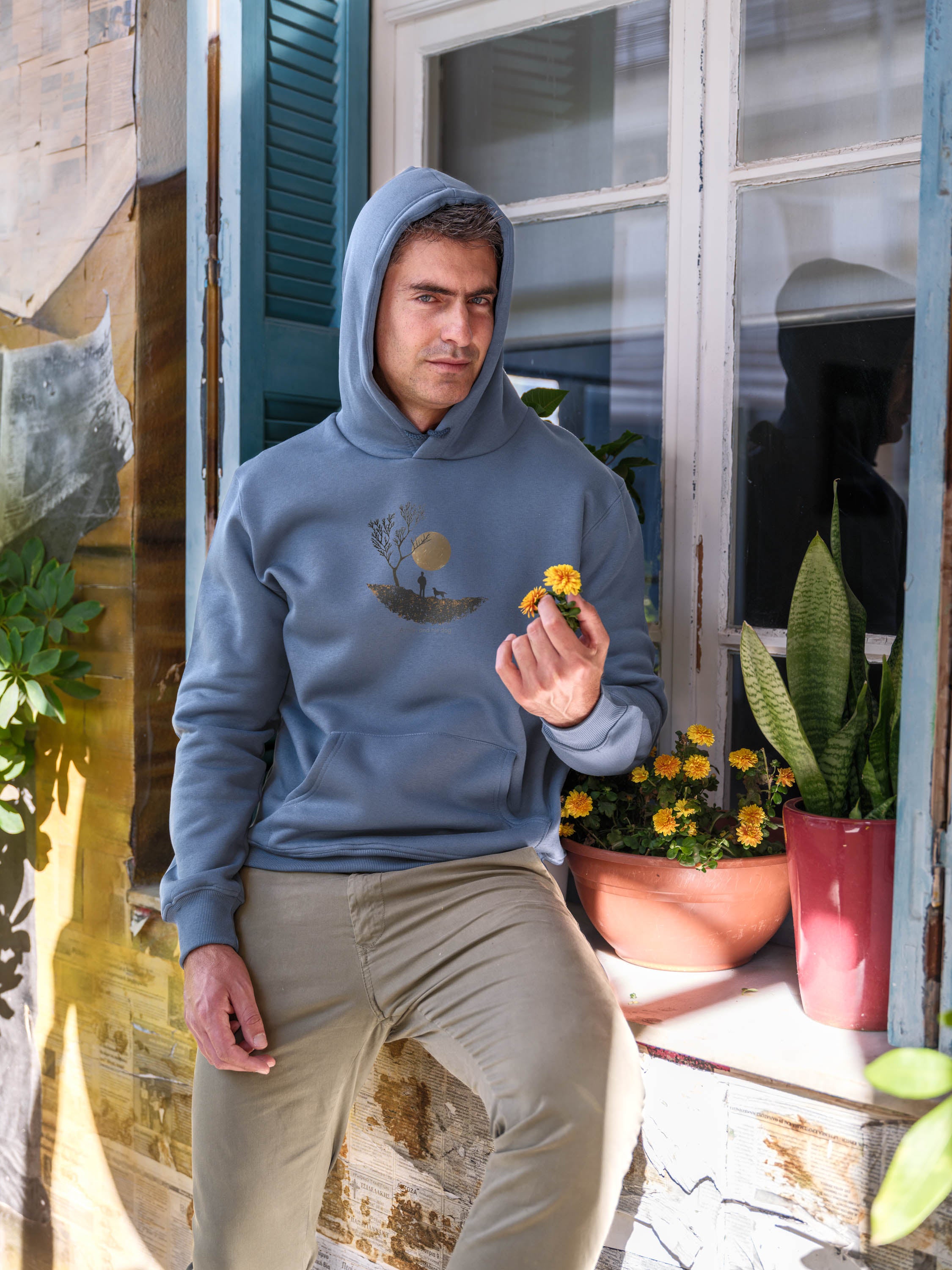 A Man & His Dog  - Hoodies