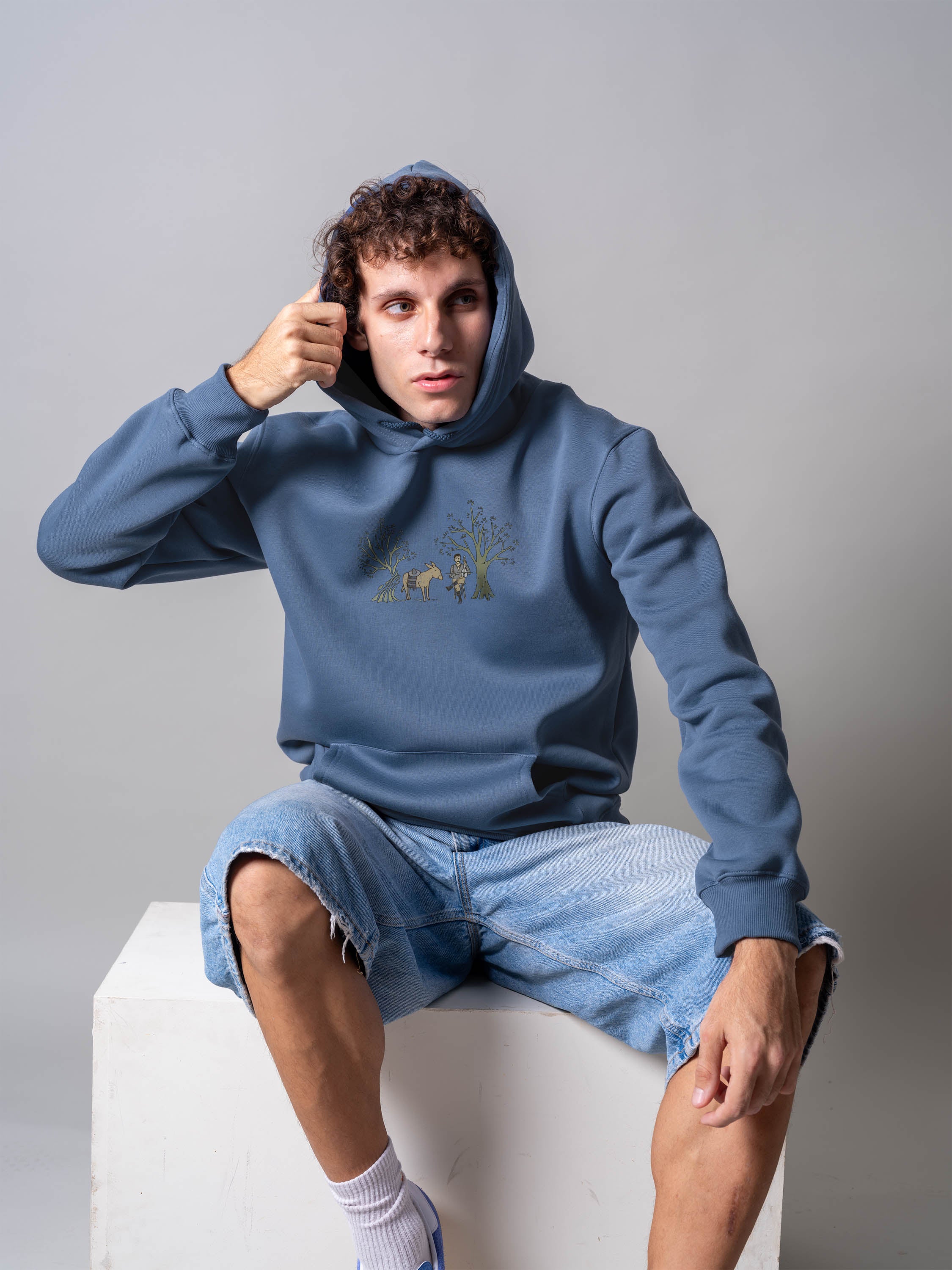 Γαϊδουράκι & Ελαιώνας - Φούτερ με κουκούλα