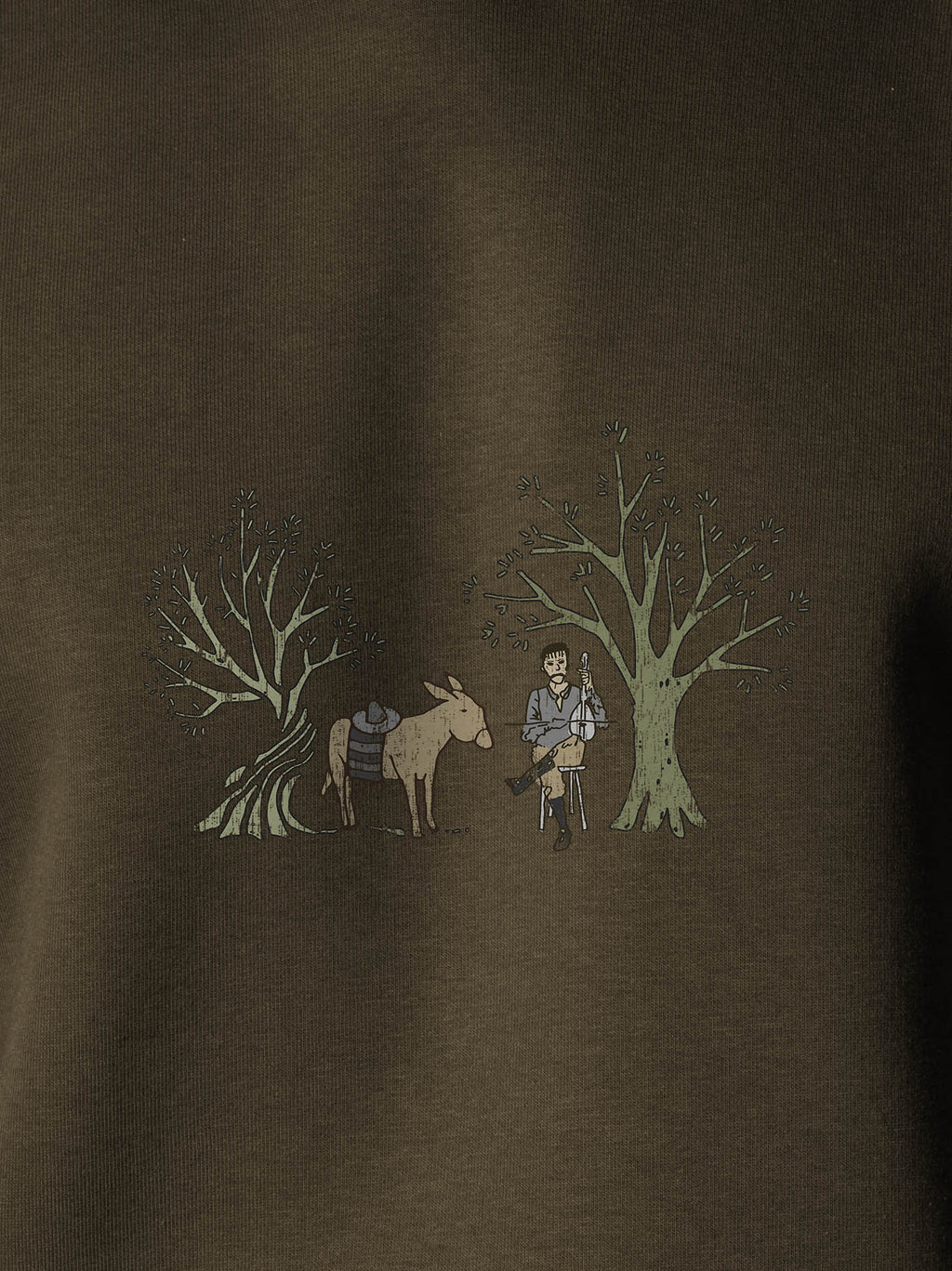 Γαϊδουράκι & Ελαιώνας - Φούτερ με κουκούλα