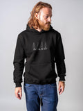 Outlines of sailing boats - Hoodies