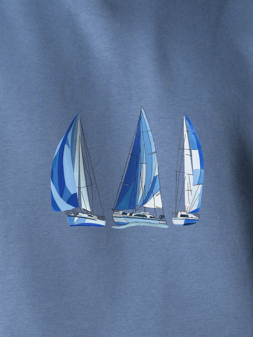 Τριάδα Μπλε Ιστιοφόρων - Φούτερ με κουκούλα