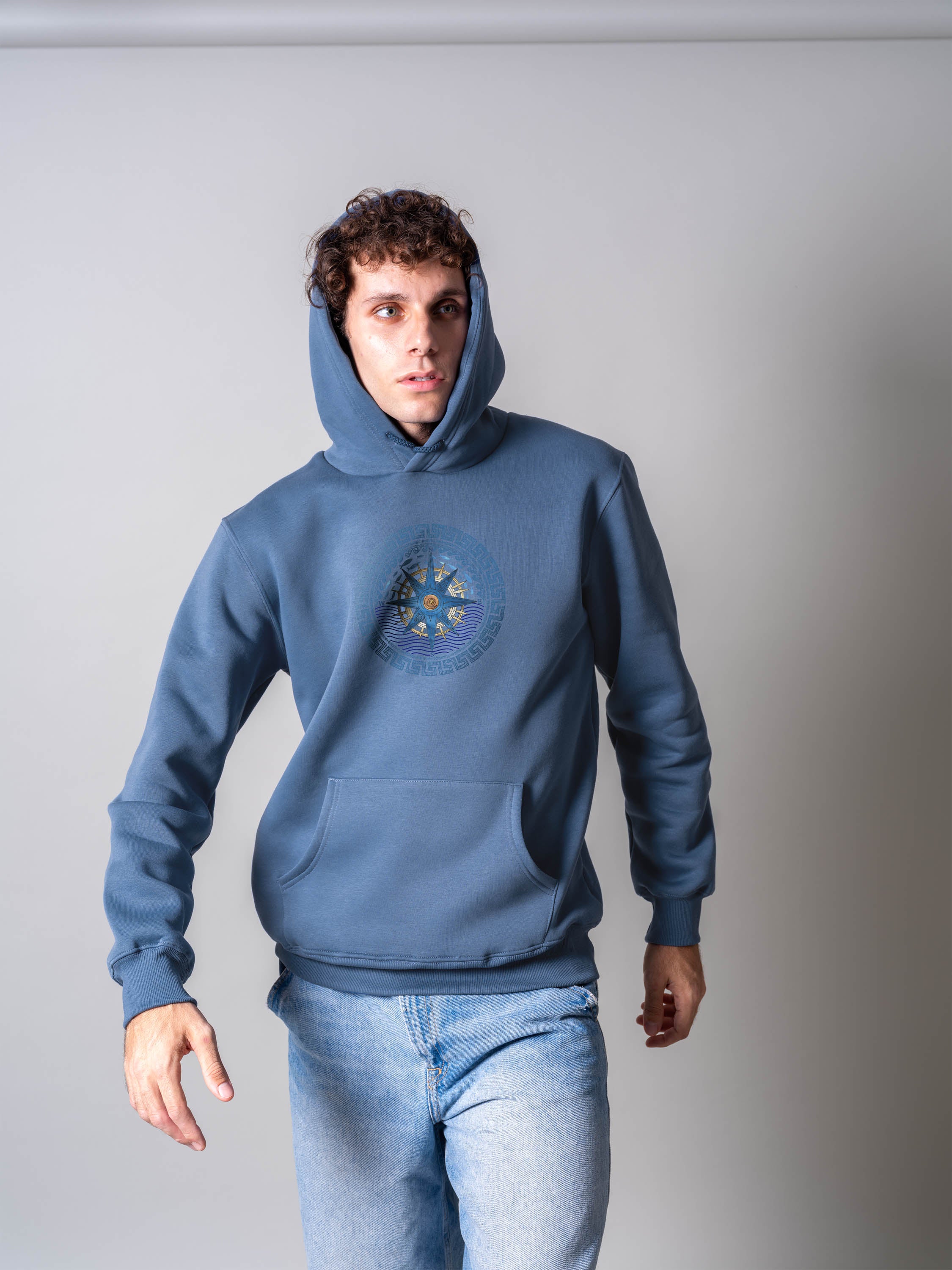 Αστρική Πυξίδα Αιγαίου - Φούτερ με κουκούλα