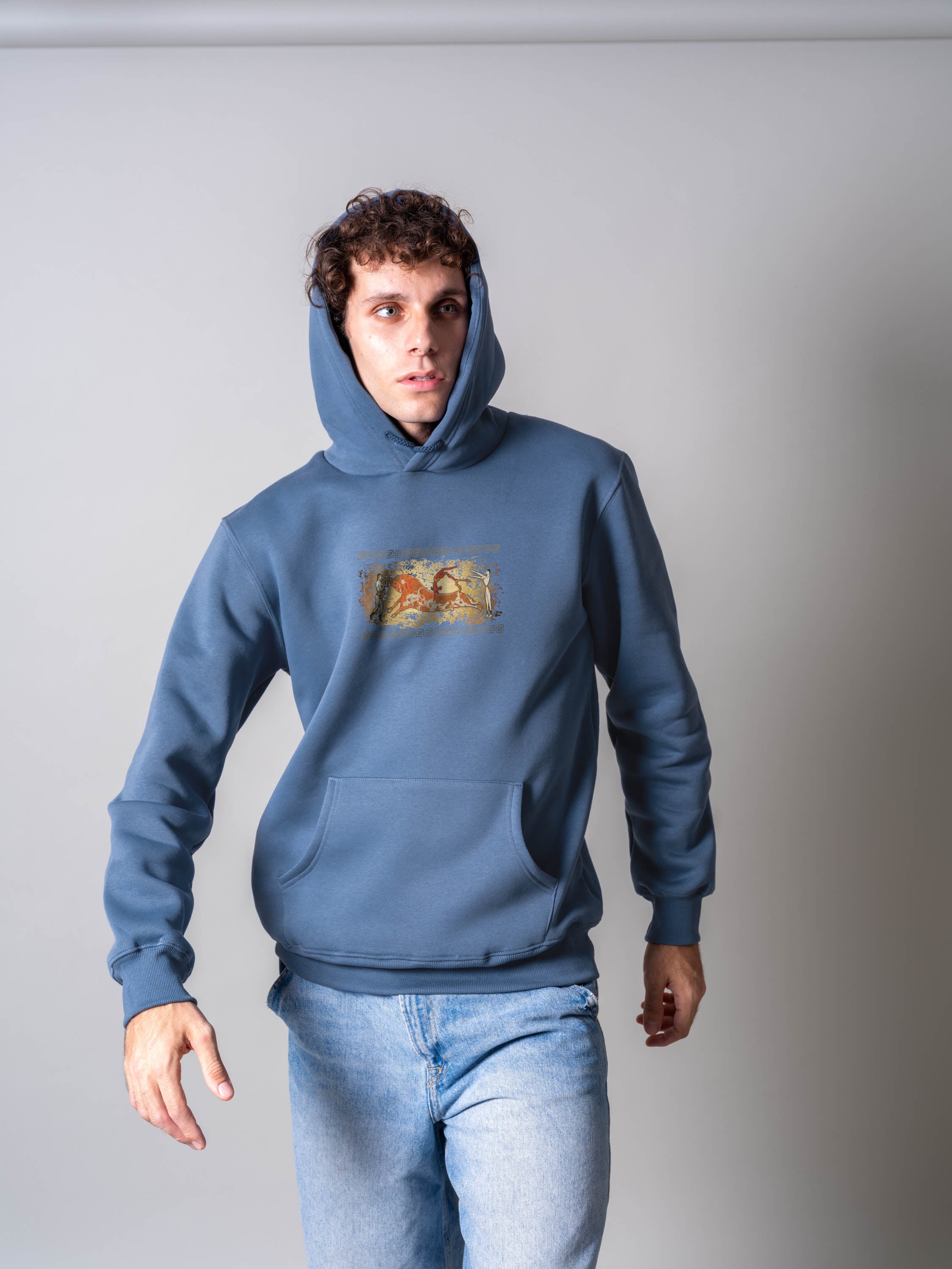 Μινωικό Άλμα - Φούτερ με κουκούλα