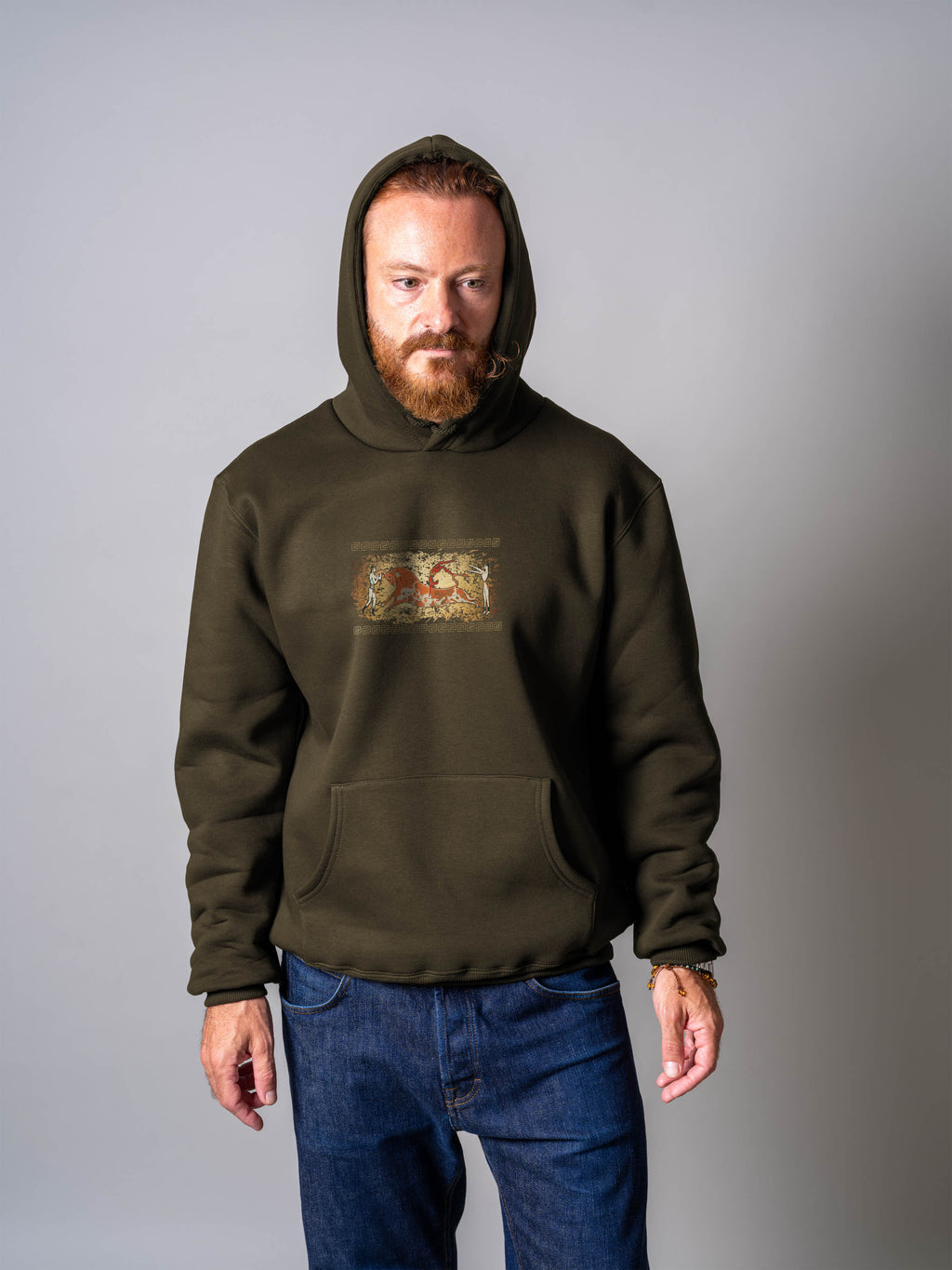 Μινωικό Άλμα - Φούτερ με κουκούλα