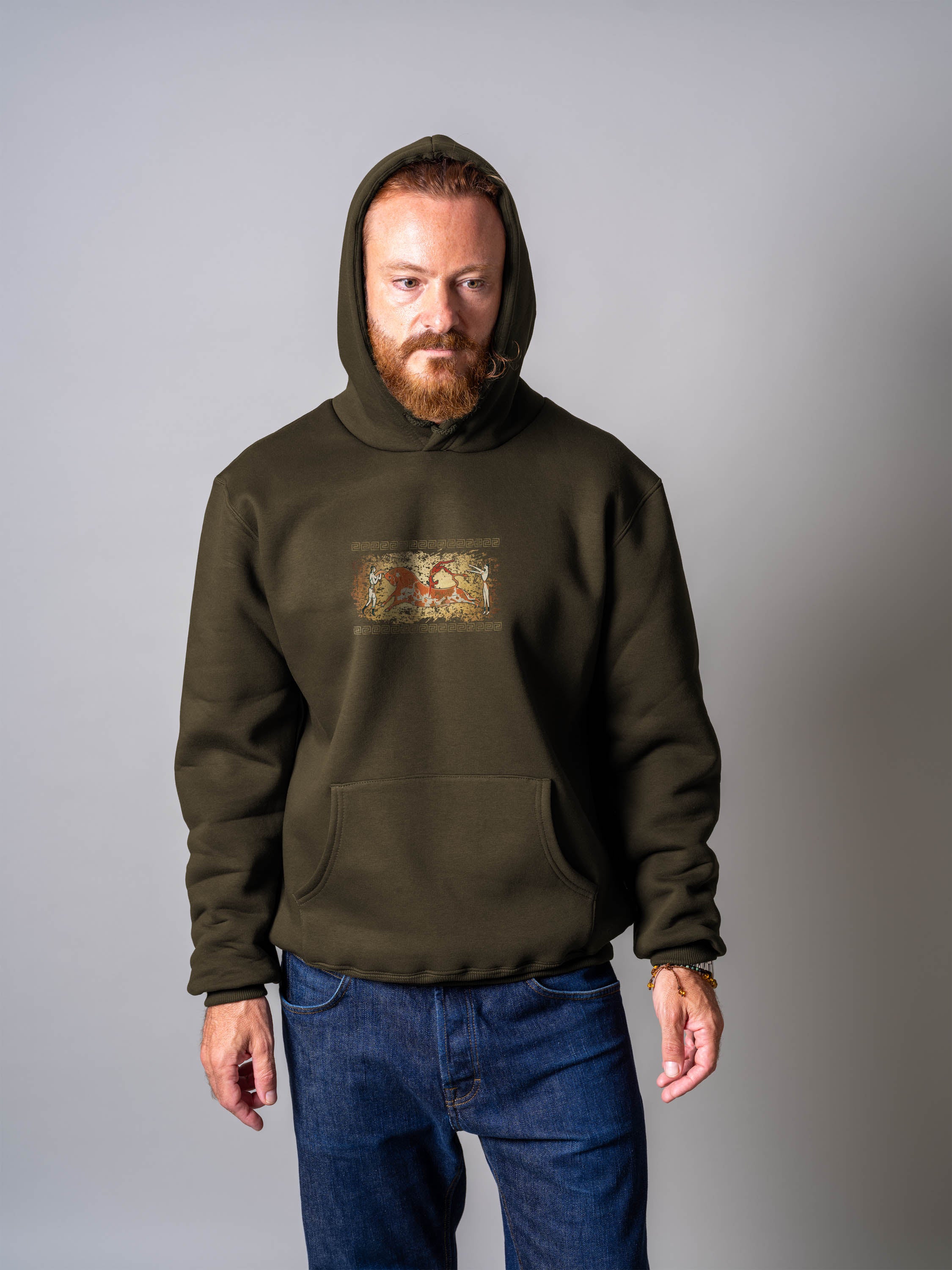 Μινωικό Άλμα - Φούτερ με κουκούλα