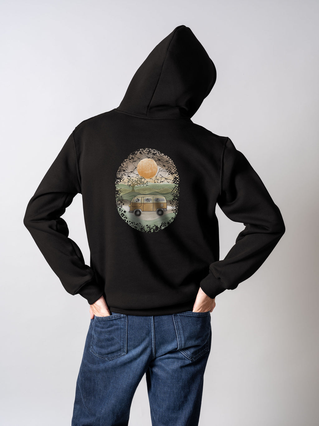 Camper Van - Φούτερ με κουκούλα