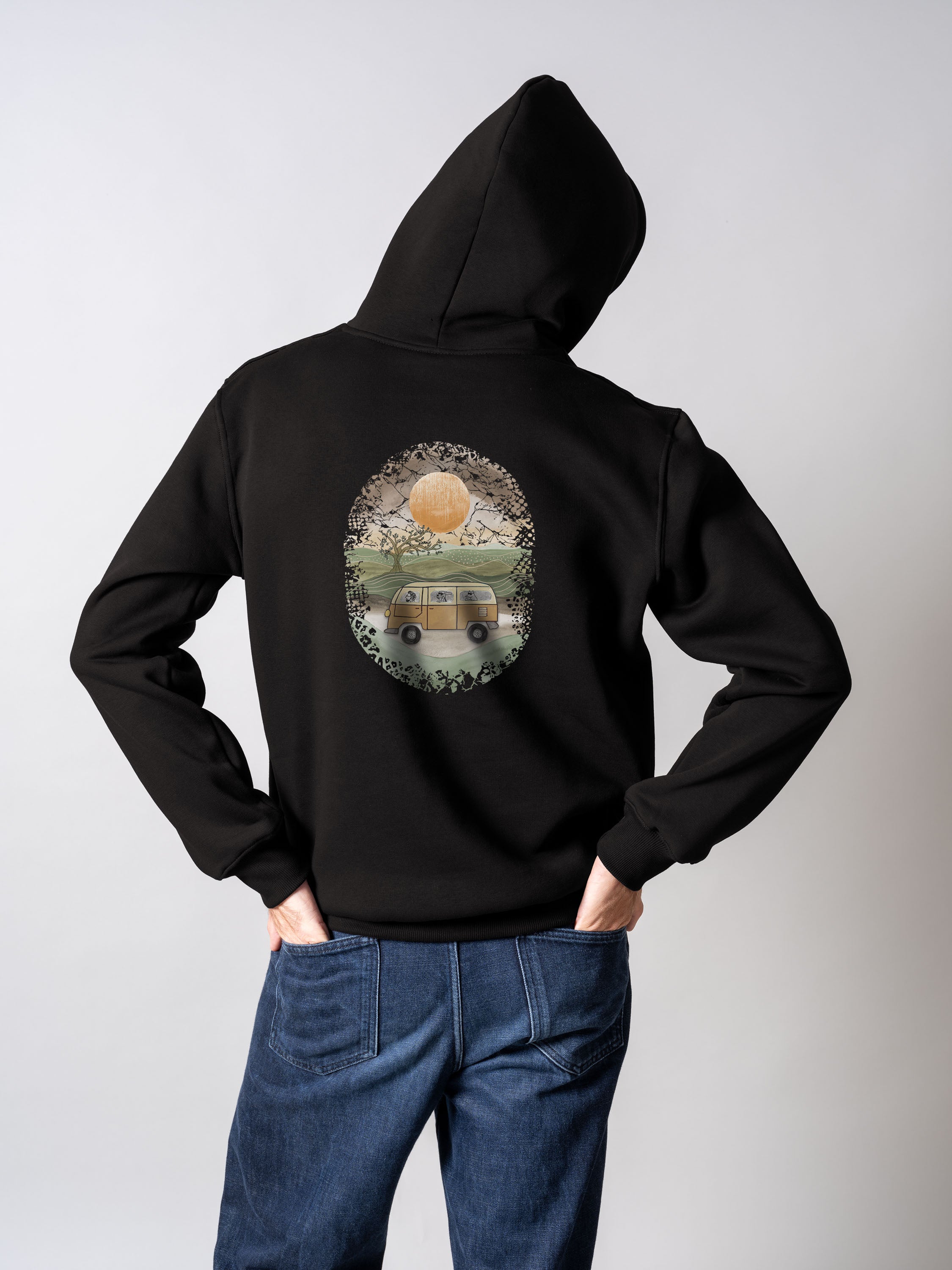 Camper Van - Φούτερ με κουκούλα