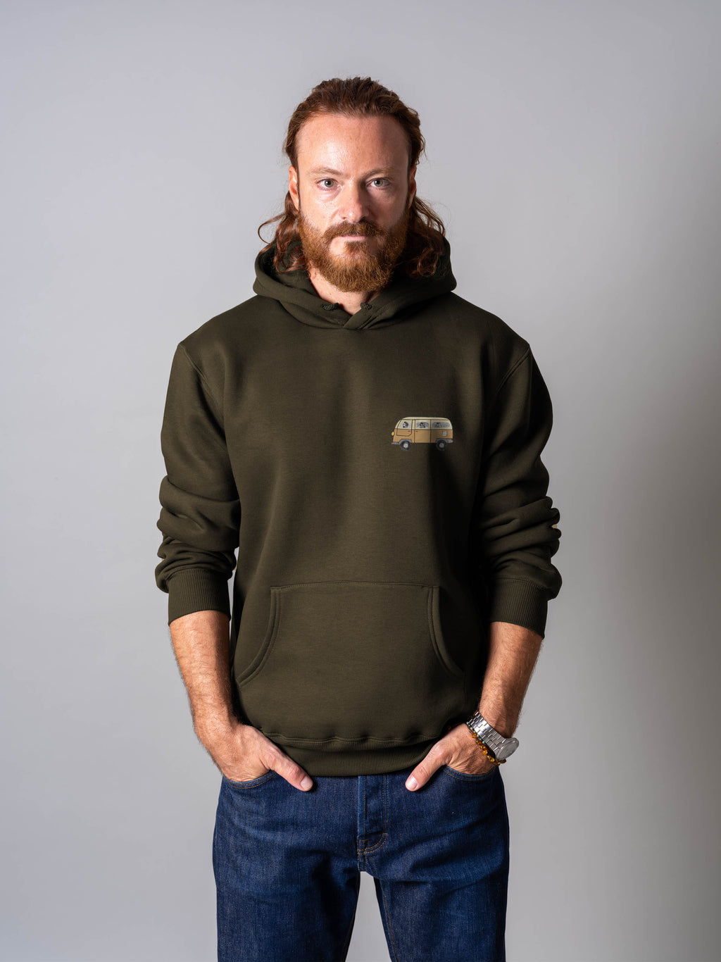 Camper Van - Φούτερ με κουκούλα