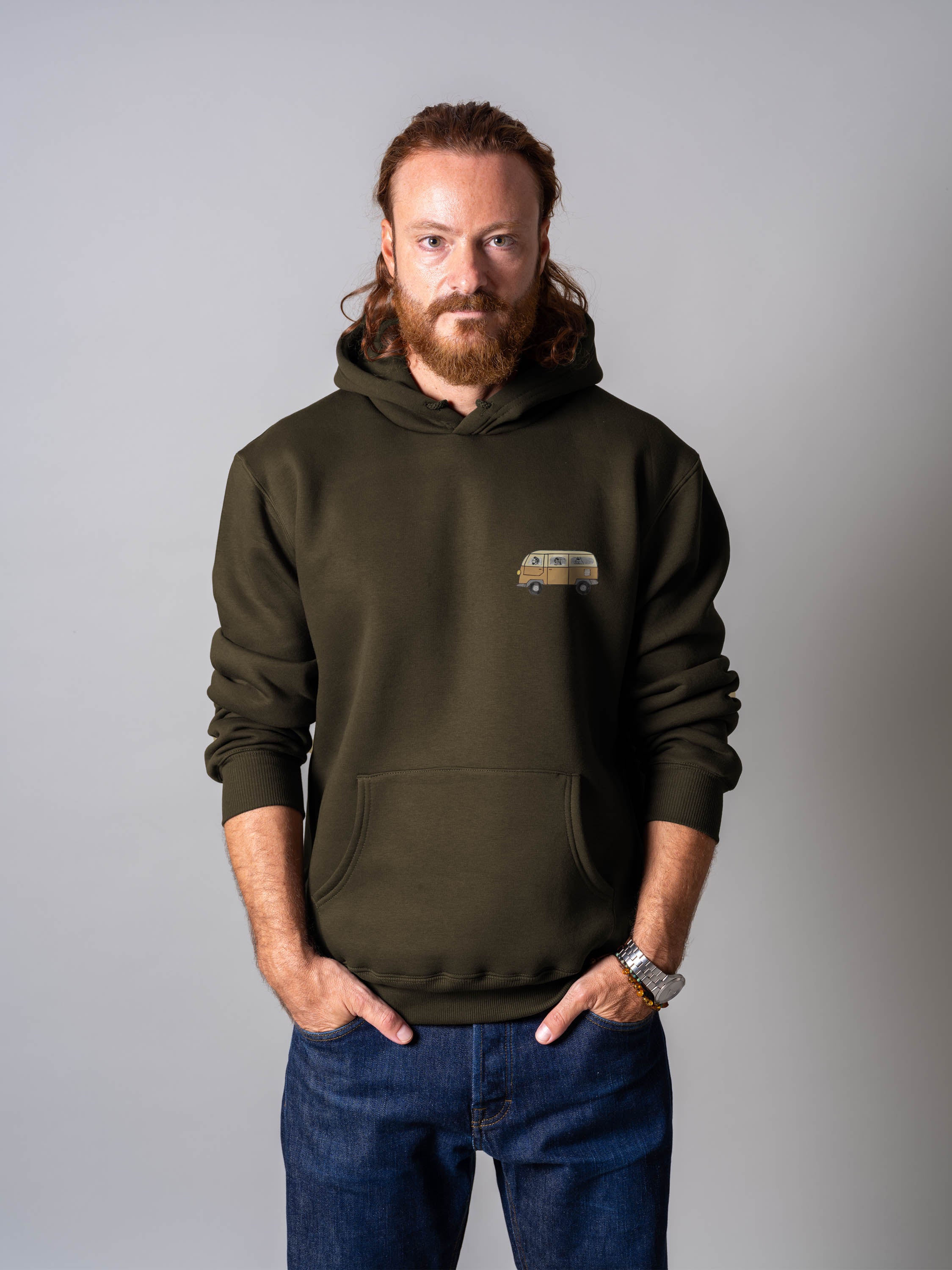 Camper Van - Φούτερ με κουκούλα