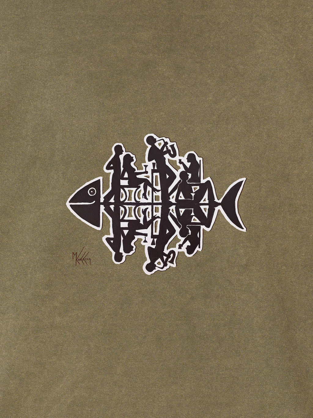 One fish …partying - Stonewashed Hoodie