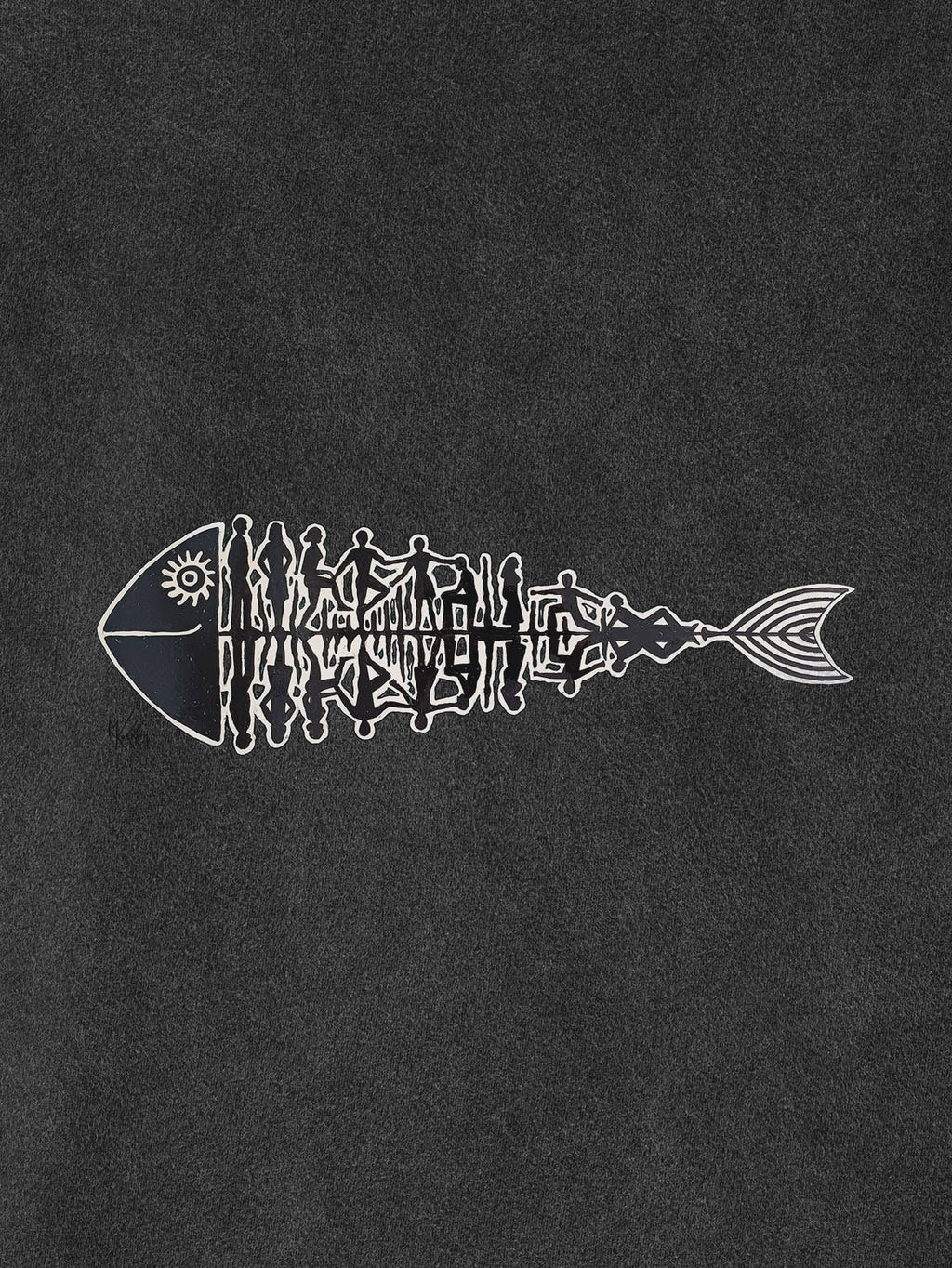 Fishbone - Stonewashed Hoodie