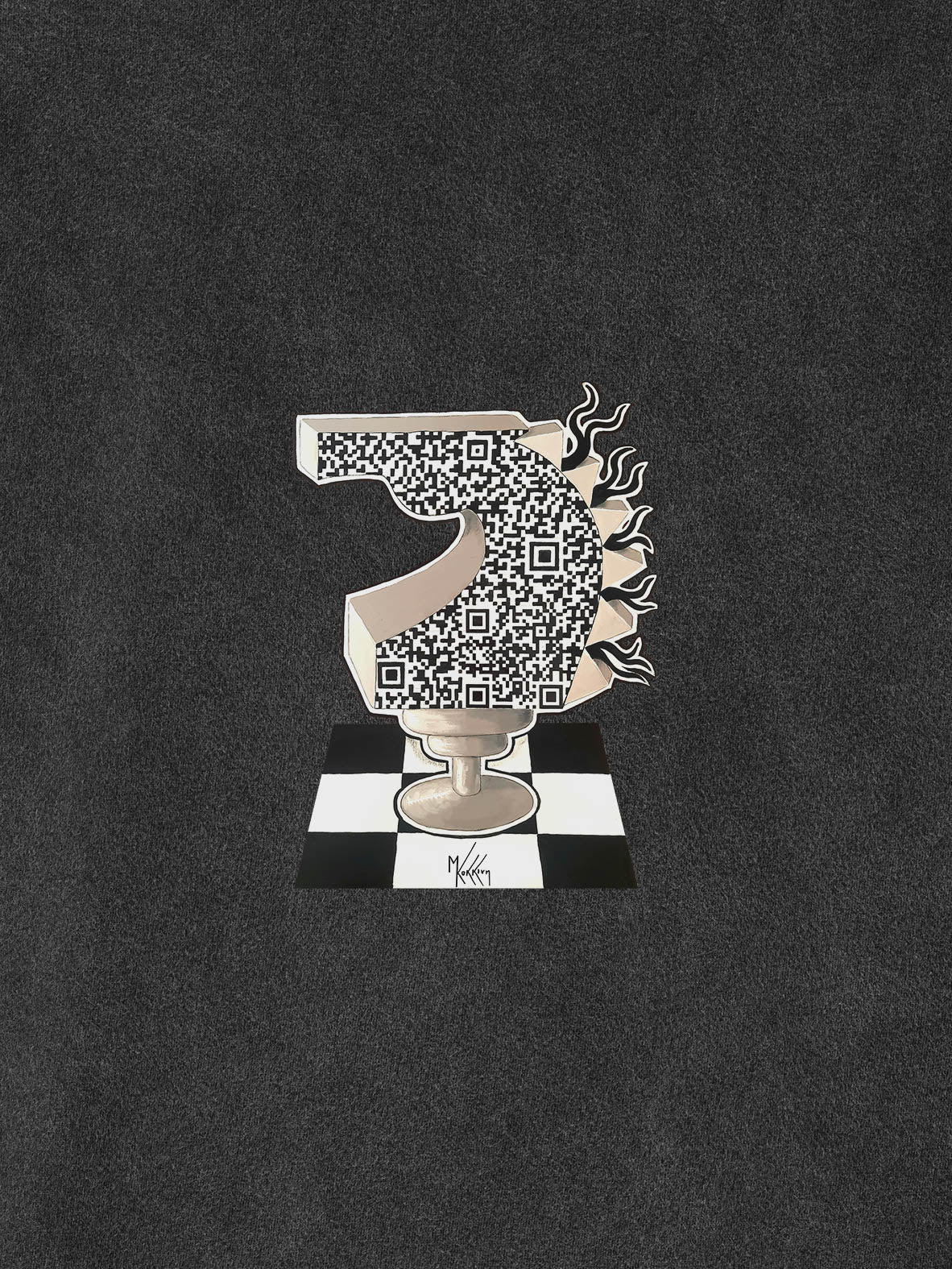 The letter 'Gamma' - Stonewashed Hoodie