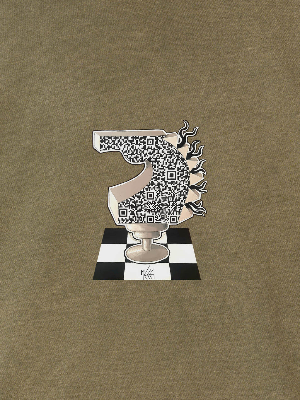 The letter 'Gamma' - Stonewashed Hoodie