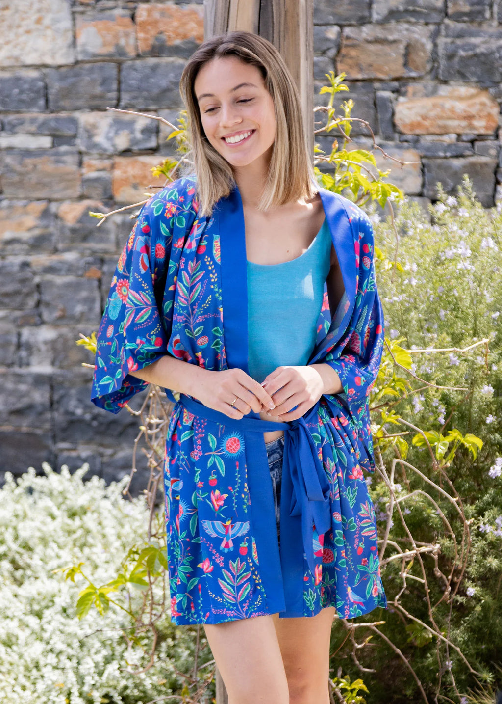 Flowers and Birds - Kimono