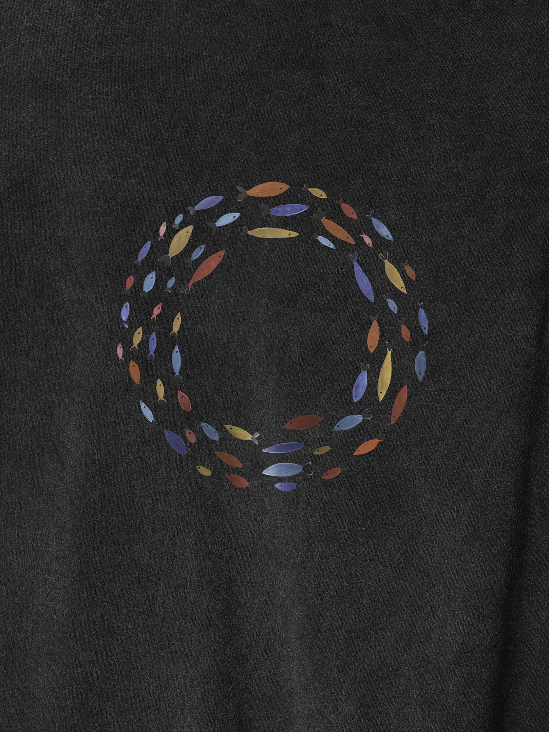 Aegean Fish Circle - Stonewashed T-Shirts