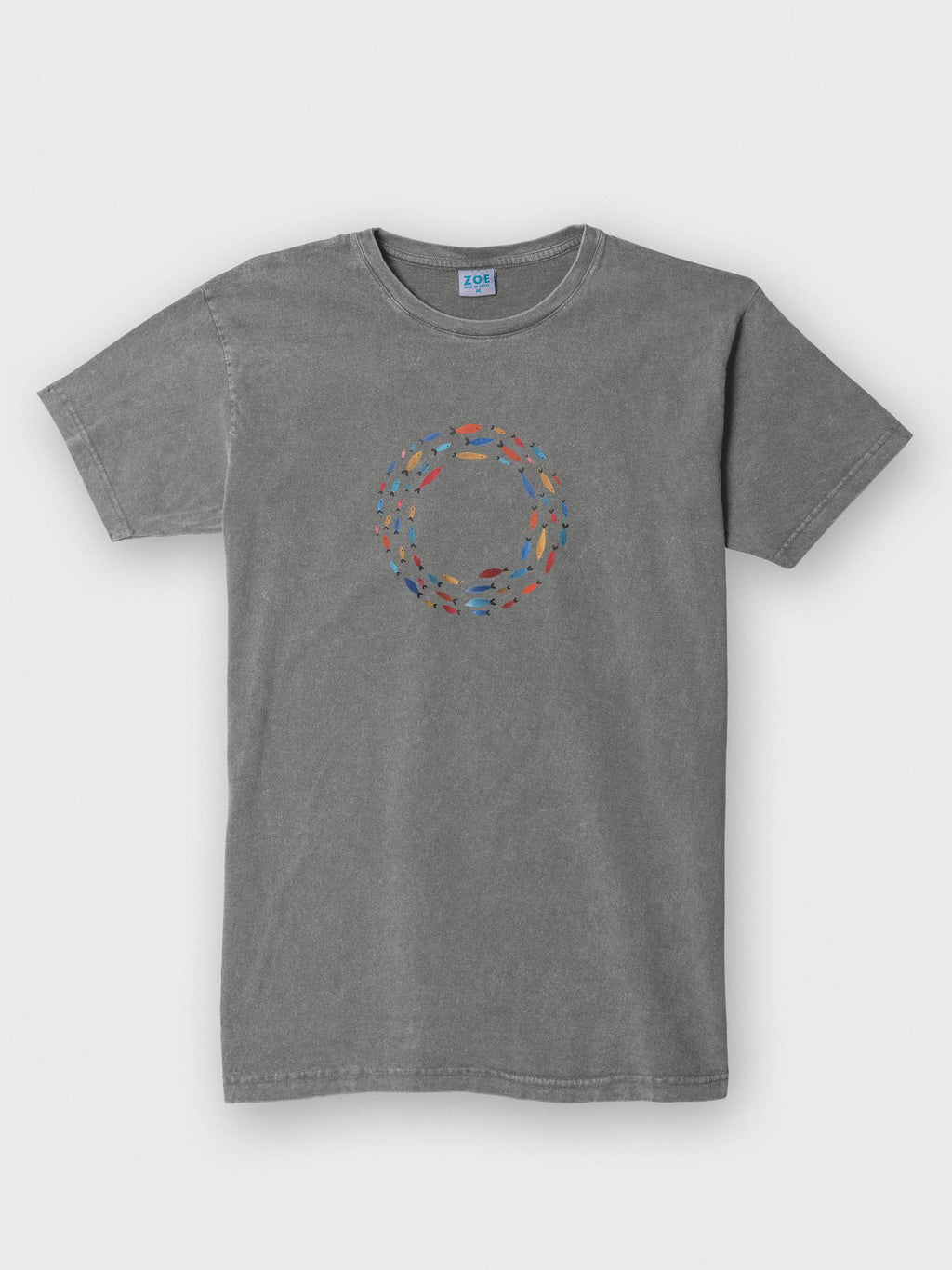Aegean Fish Circle - Stonewashed T-Shirts