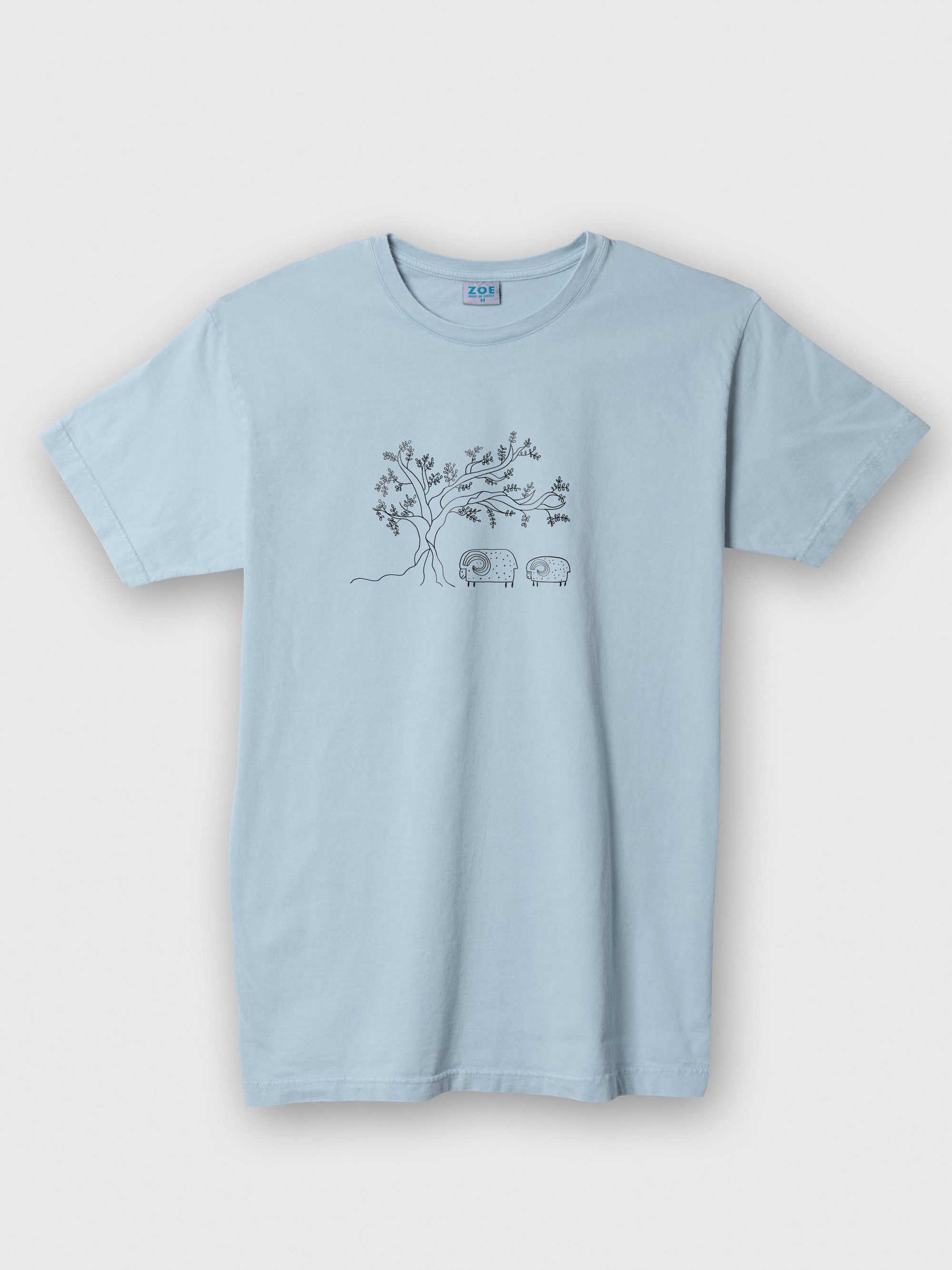 Olive Tree & Sheep - Stonewashed T-Shirts