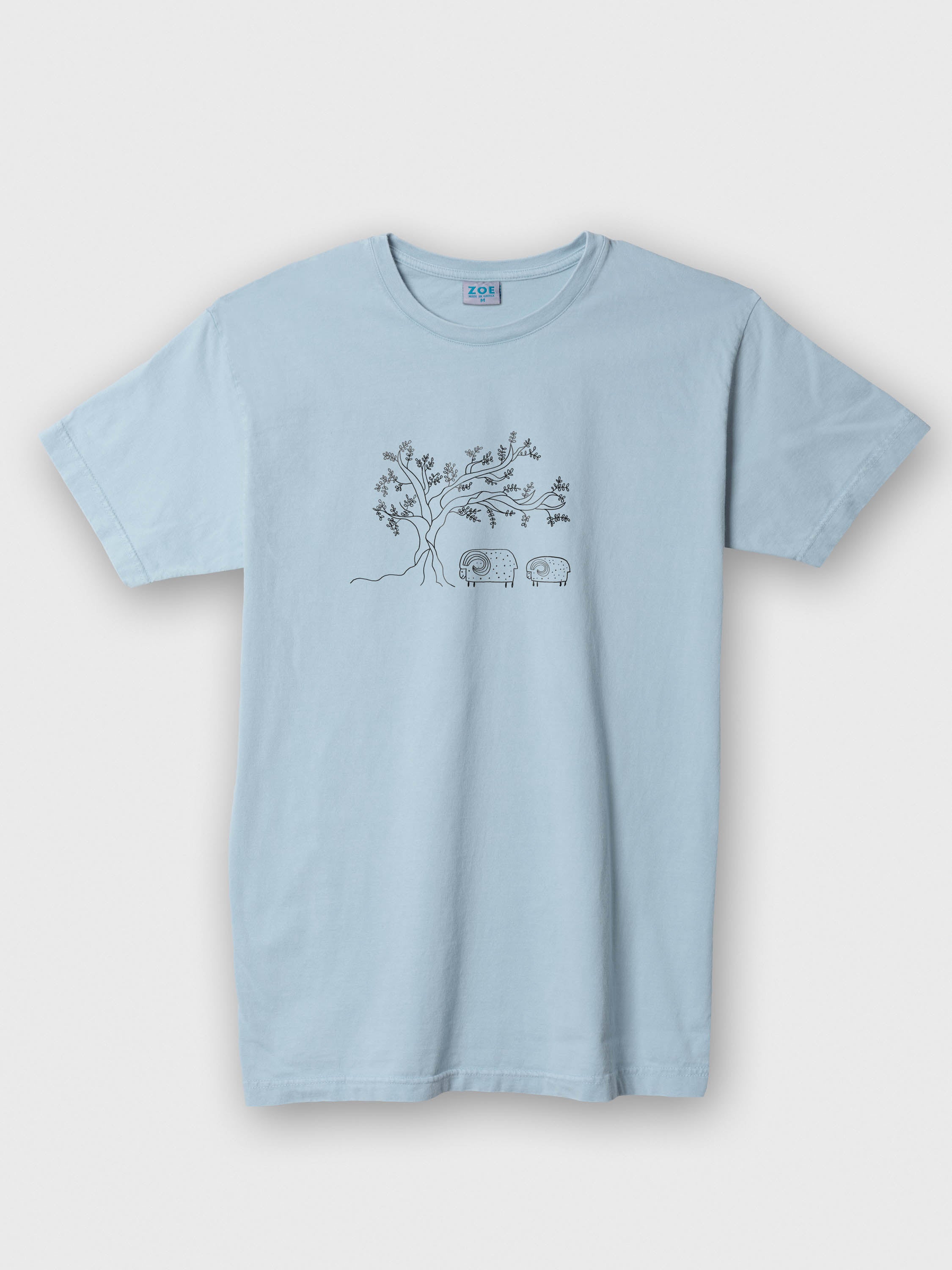 Olive Tree & Sheep - Stonewashed T-Shirts