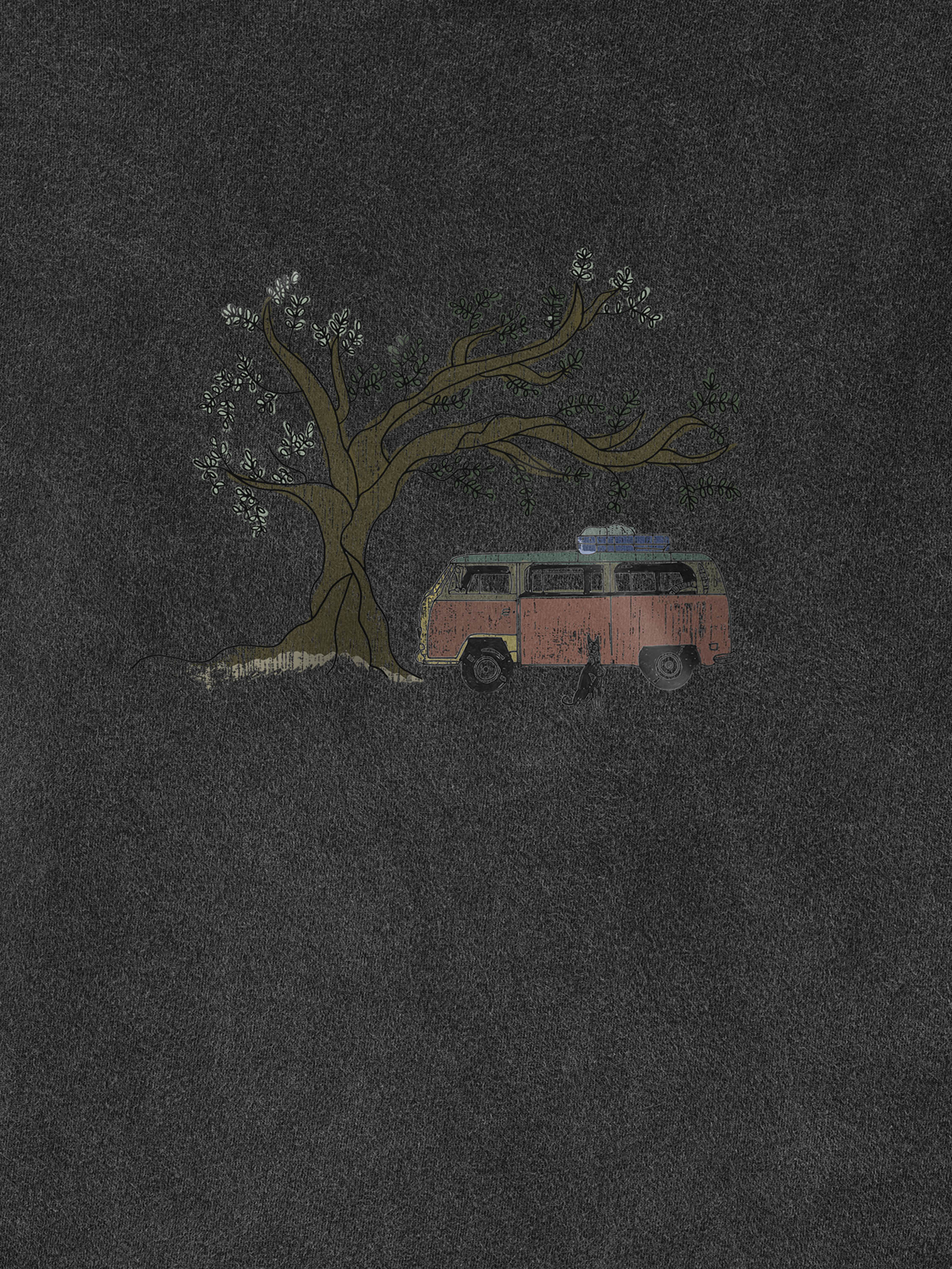 Olive Tree Camper - Stonewashed T-Shirts