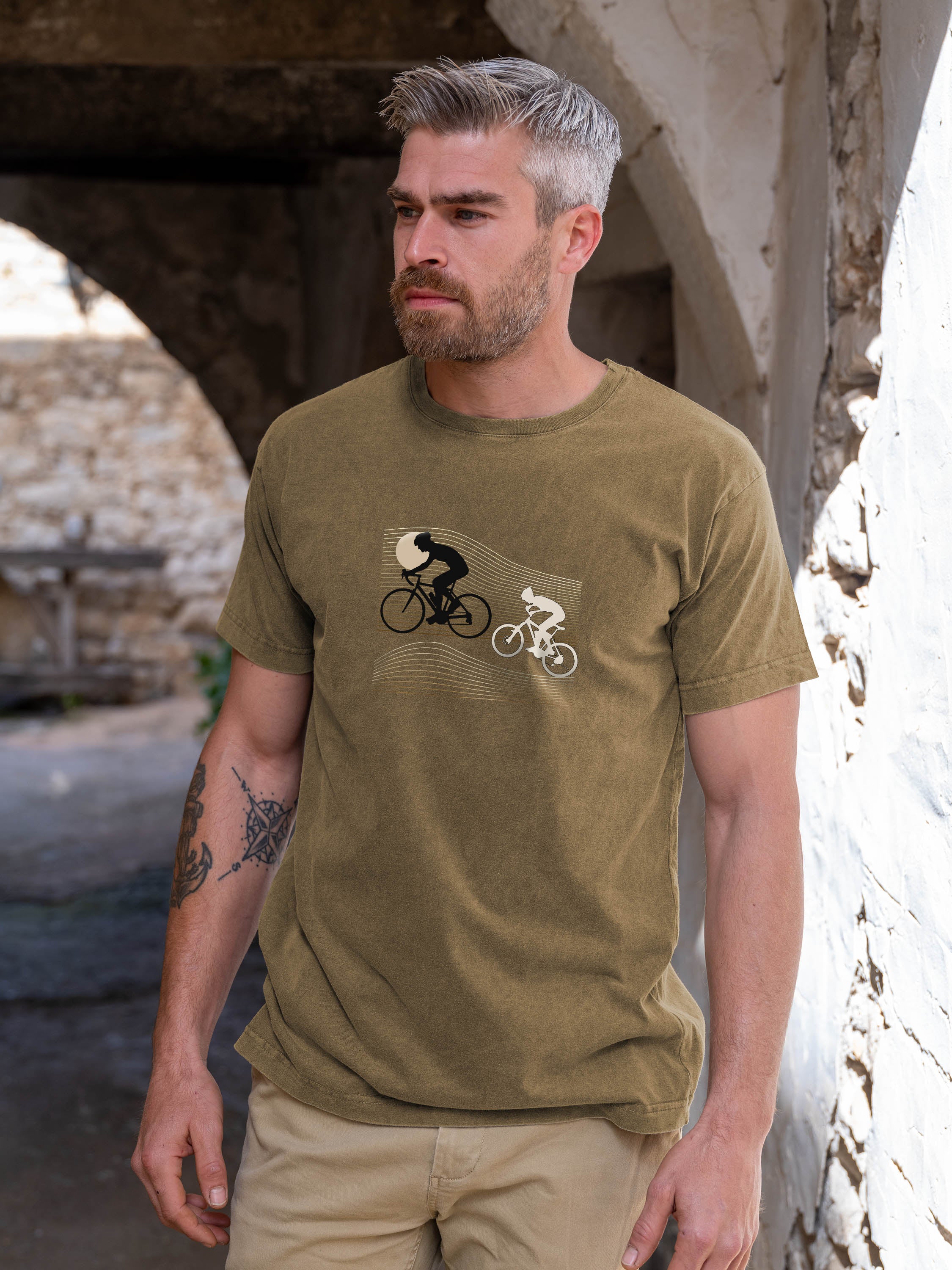 Night Ride Wave  - Stonewashed T-Shirts