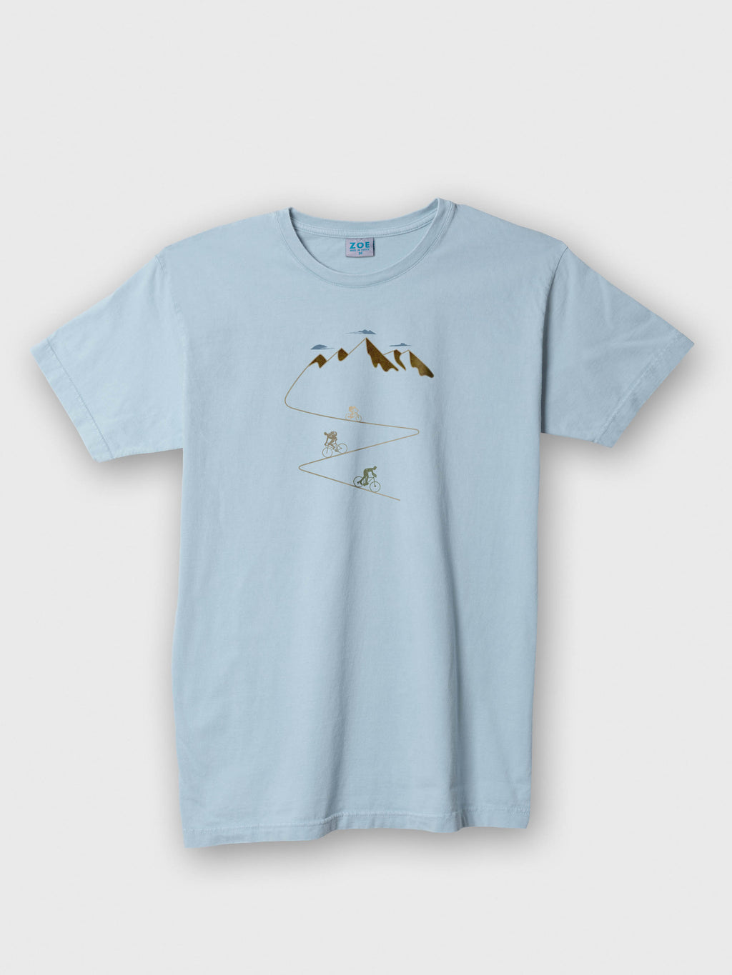 Mountain bike ride - Stonewashed T-Shirts