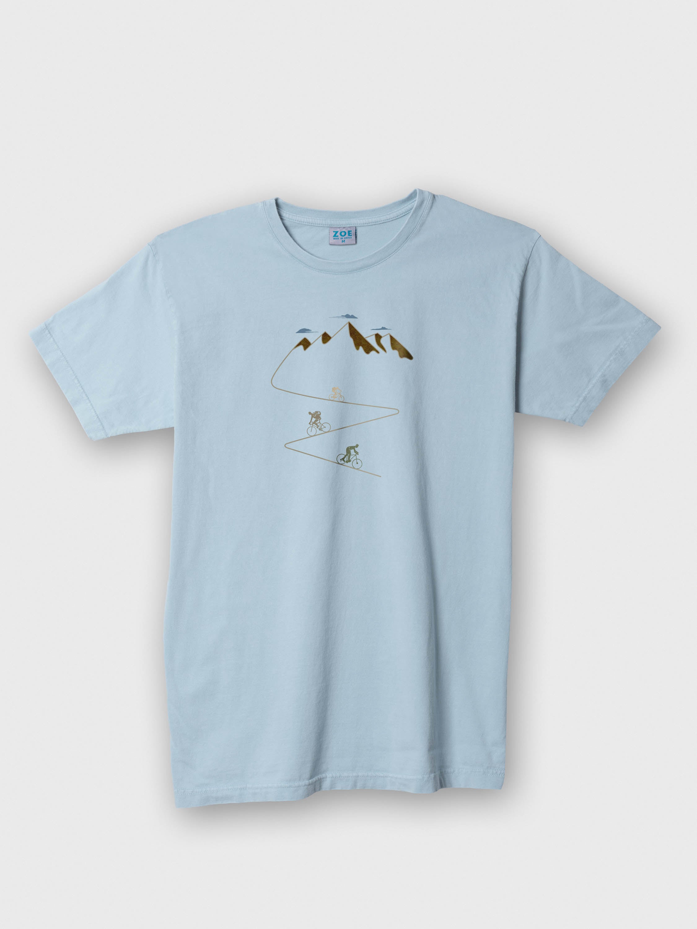 Mountain bike ride - Stonewashed T-Shirts